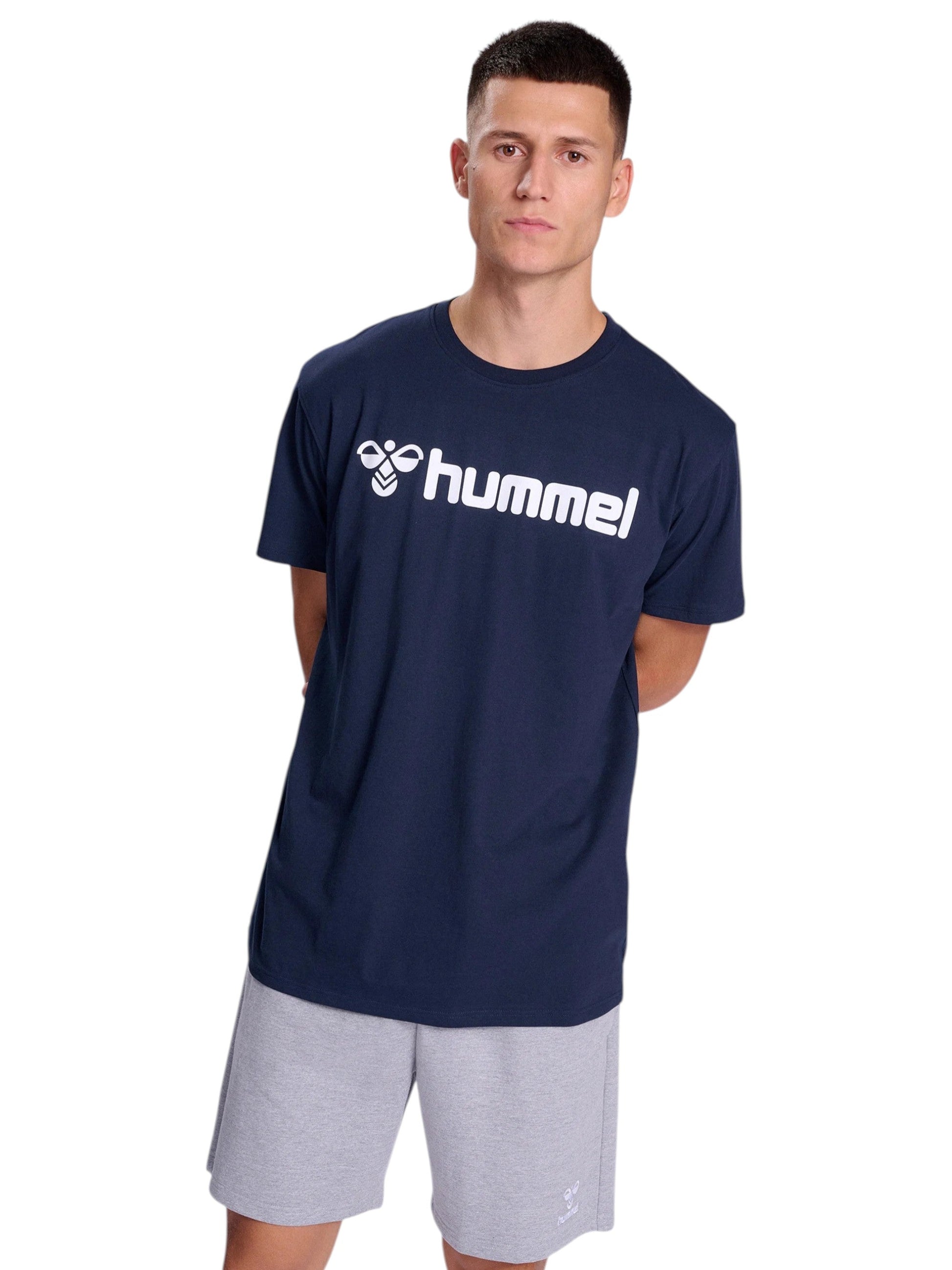 Men's Logo Printed Sport Top,Navy