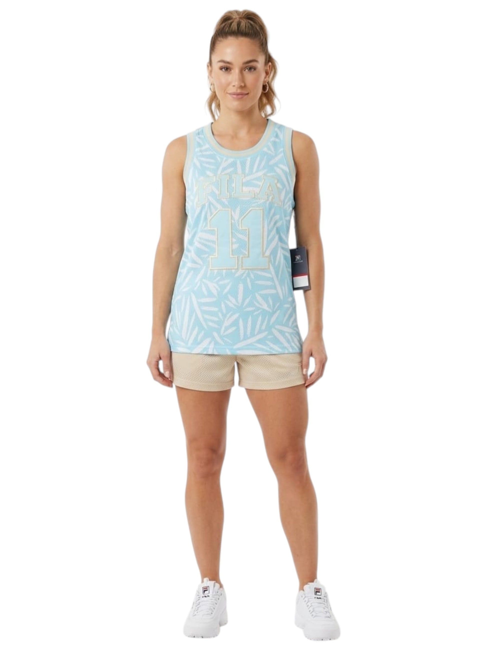 Women's Printed Sport Top,Blue