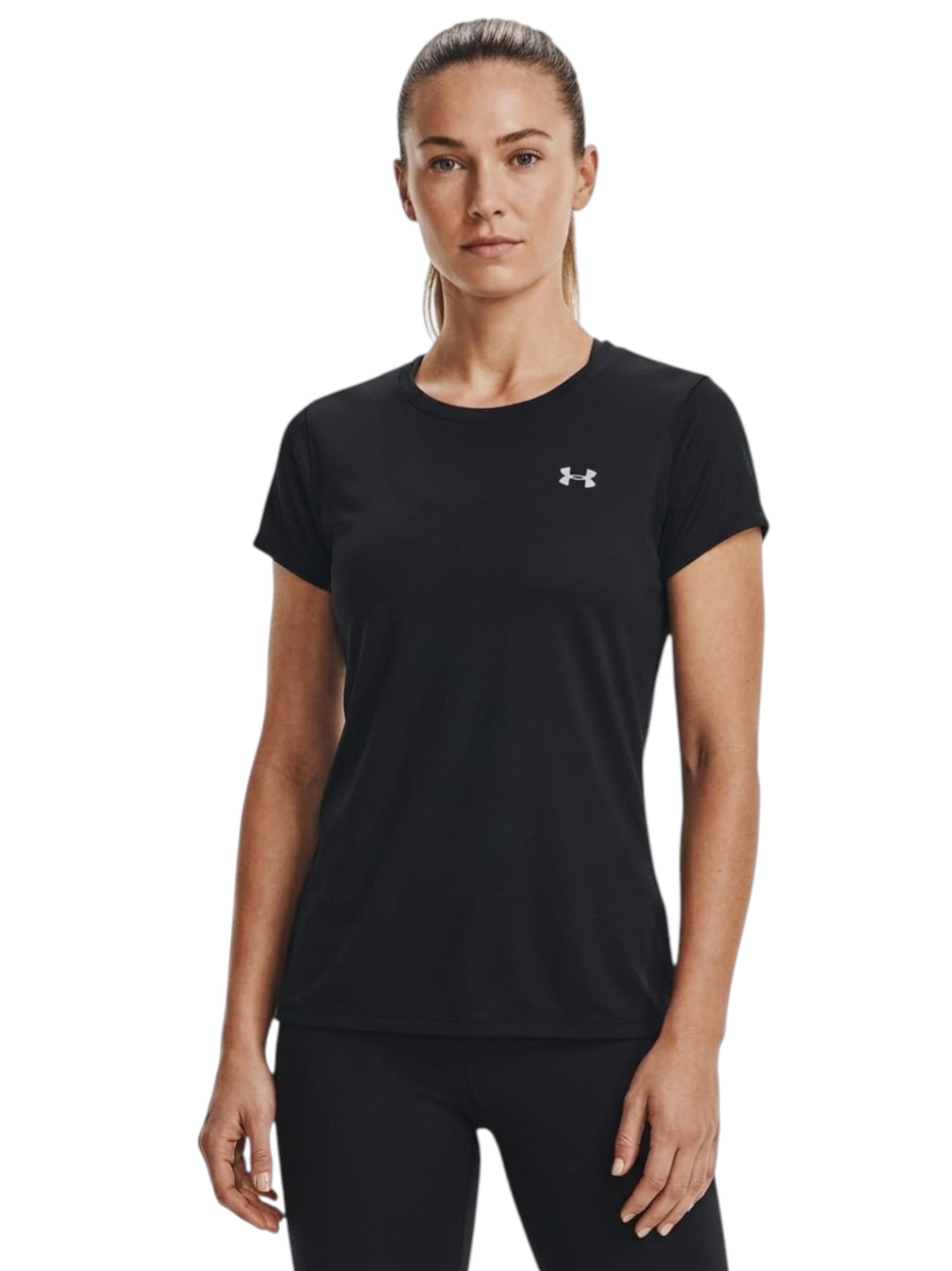 Women's Plain Sport Top,Black