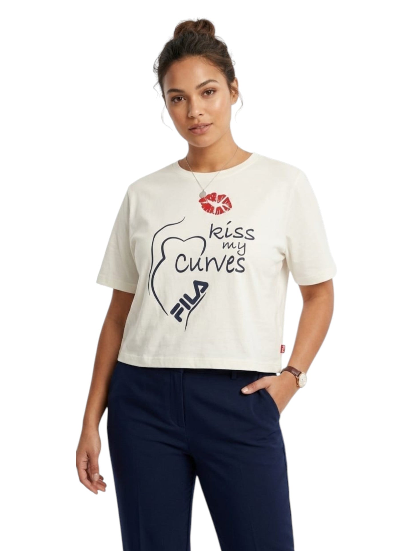 Women's Printed Top,White