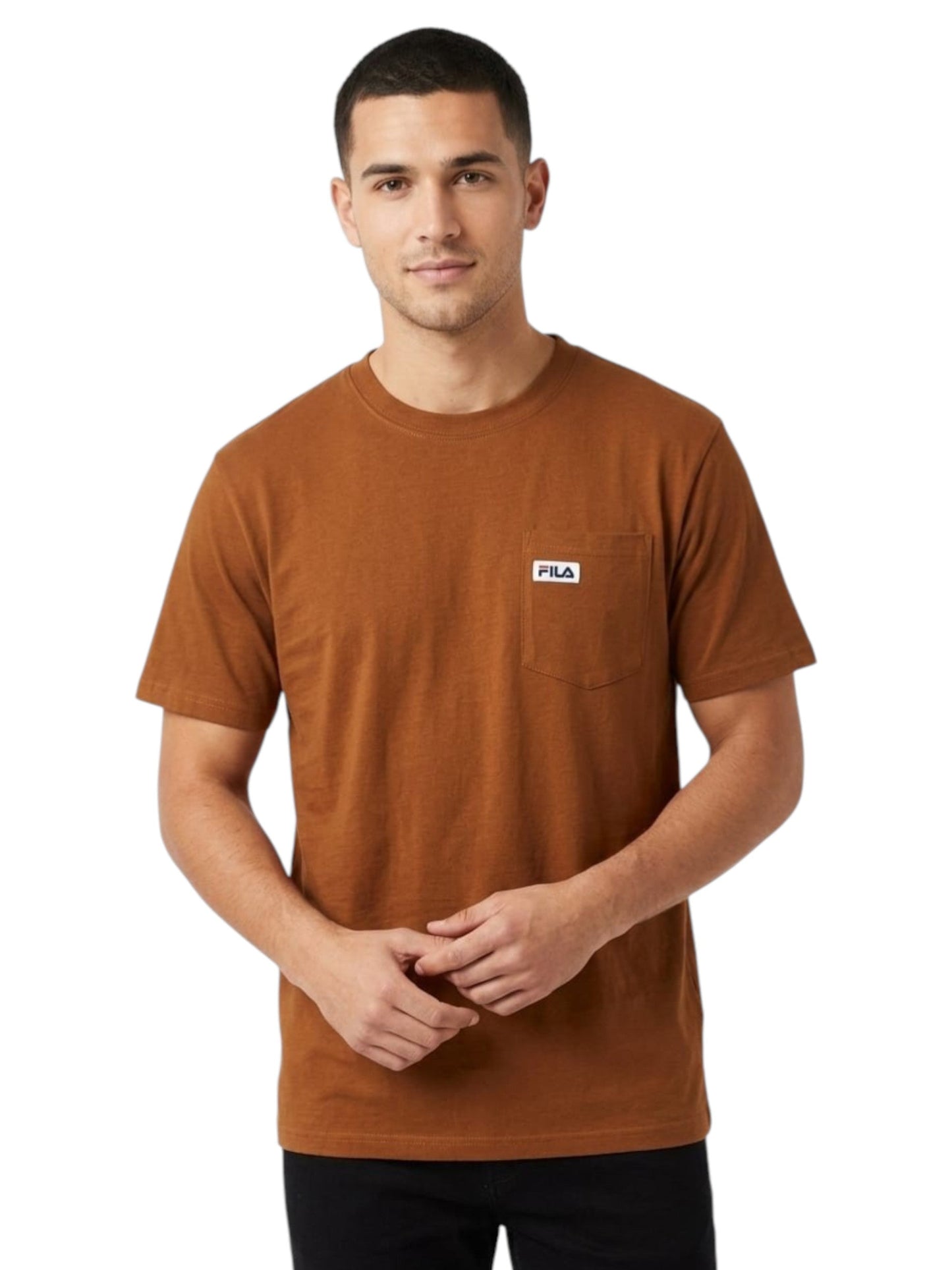 Men's Plain Top,Brown
