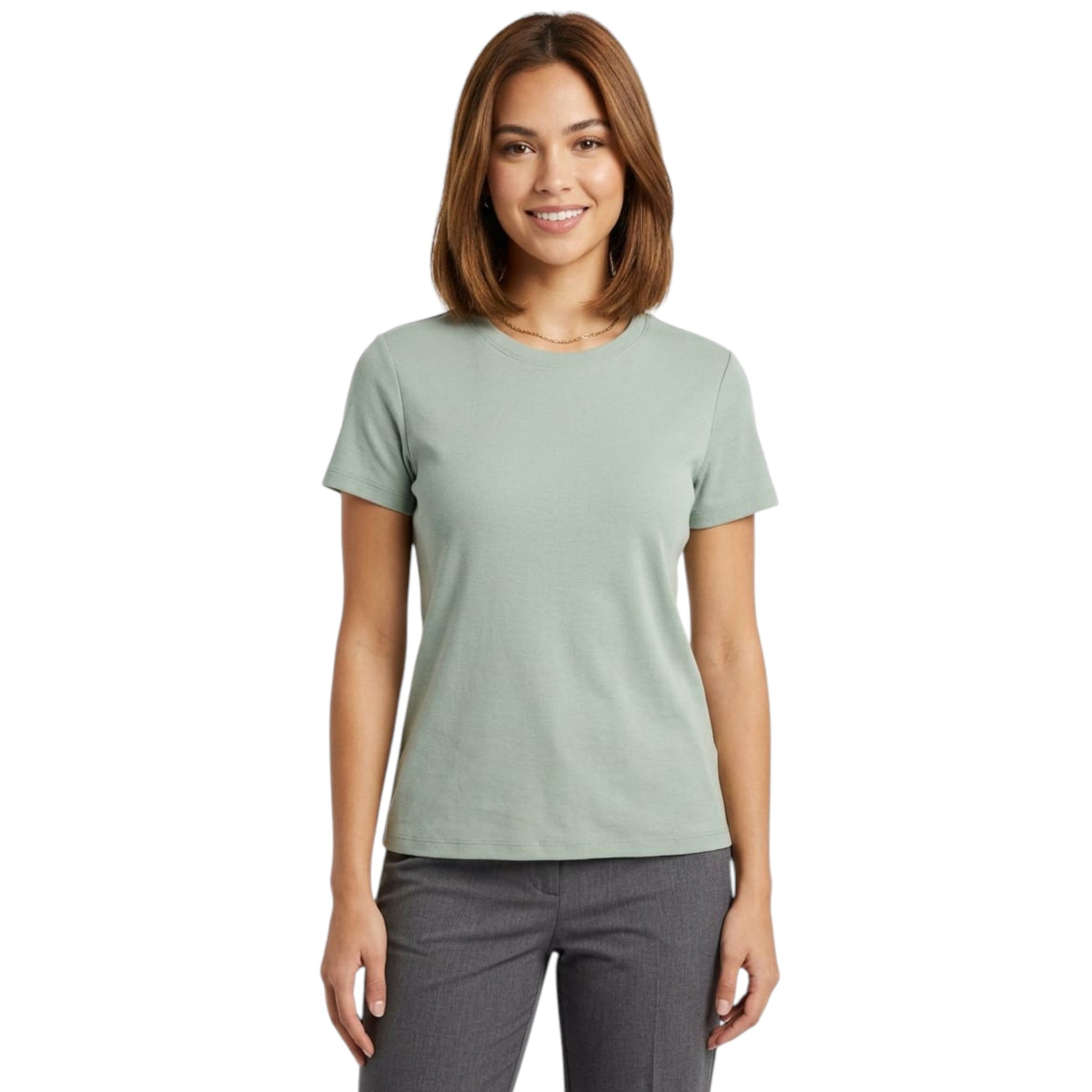 Women's Plain Solid Top,Mint Green