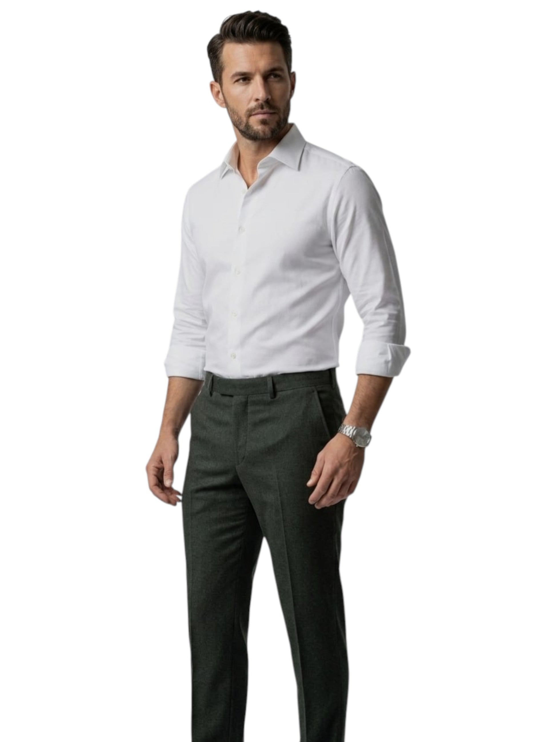 Men's Plain Pant,Olive
