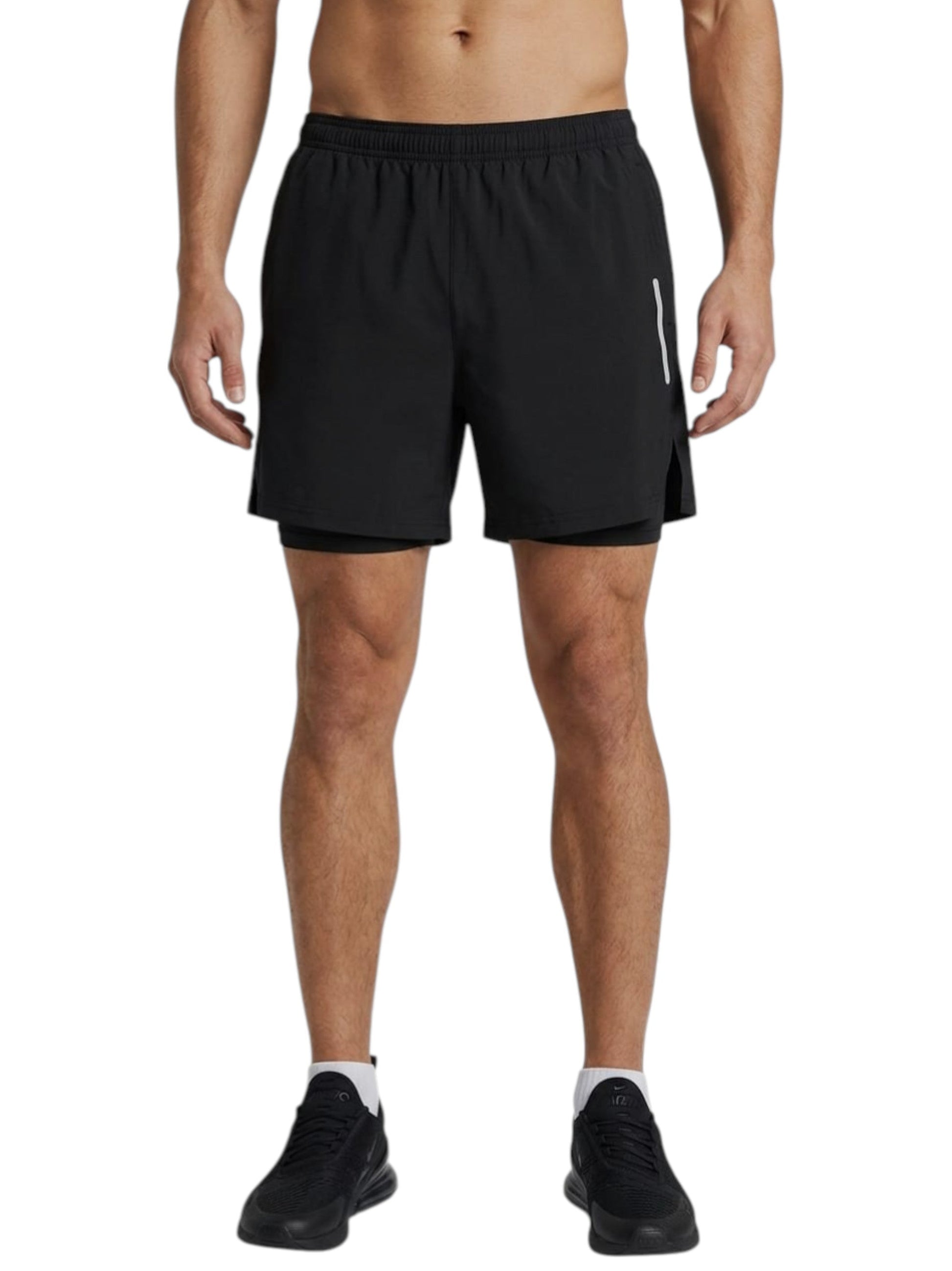 Men's Plain Sport Short,Black