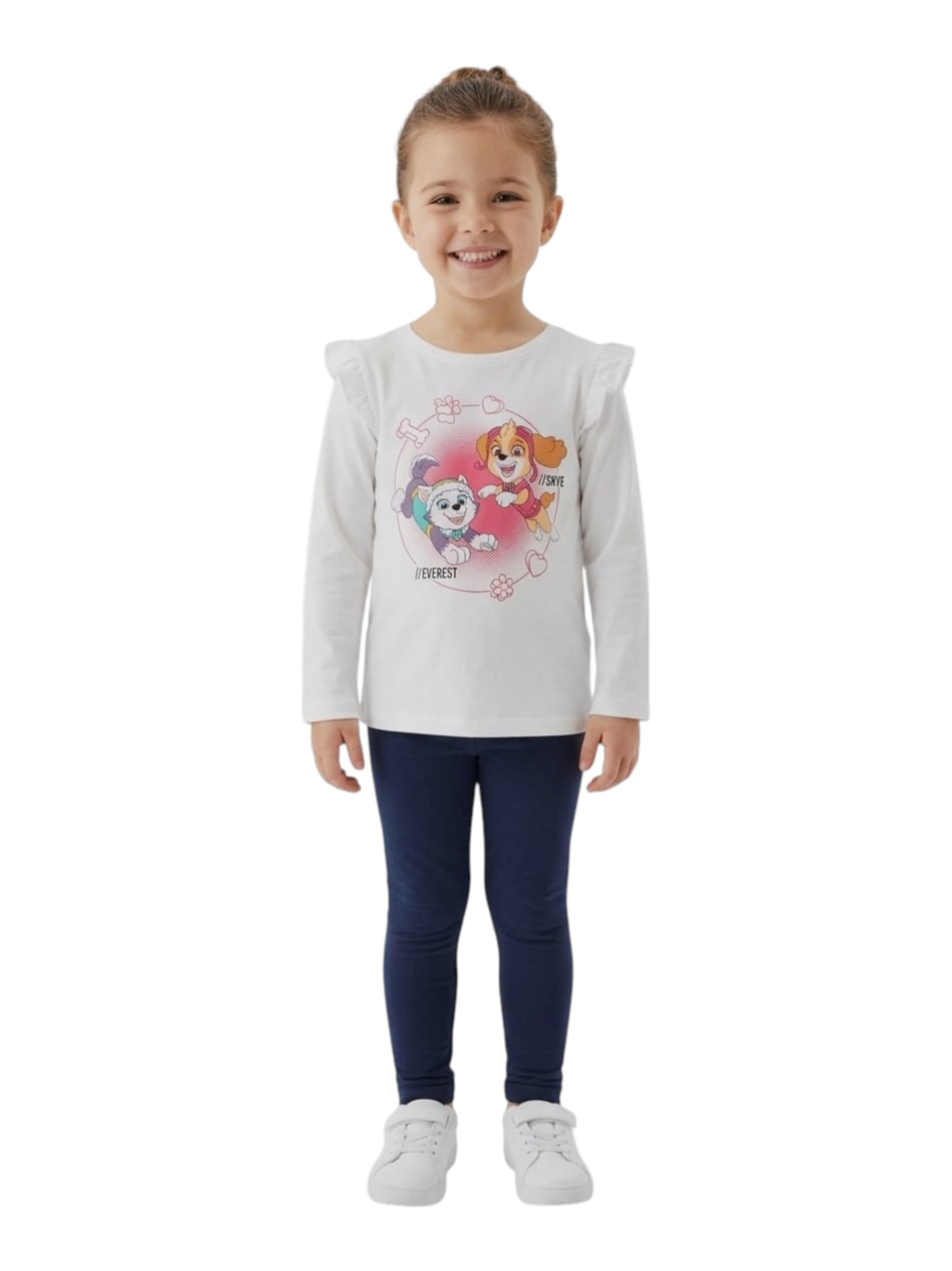 Kids Girl's Printed Top,White