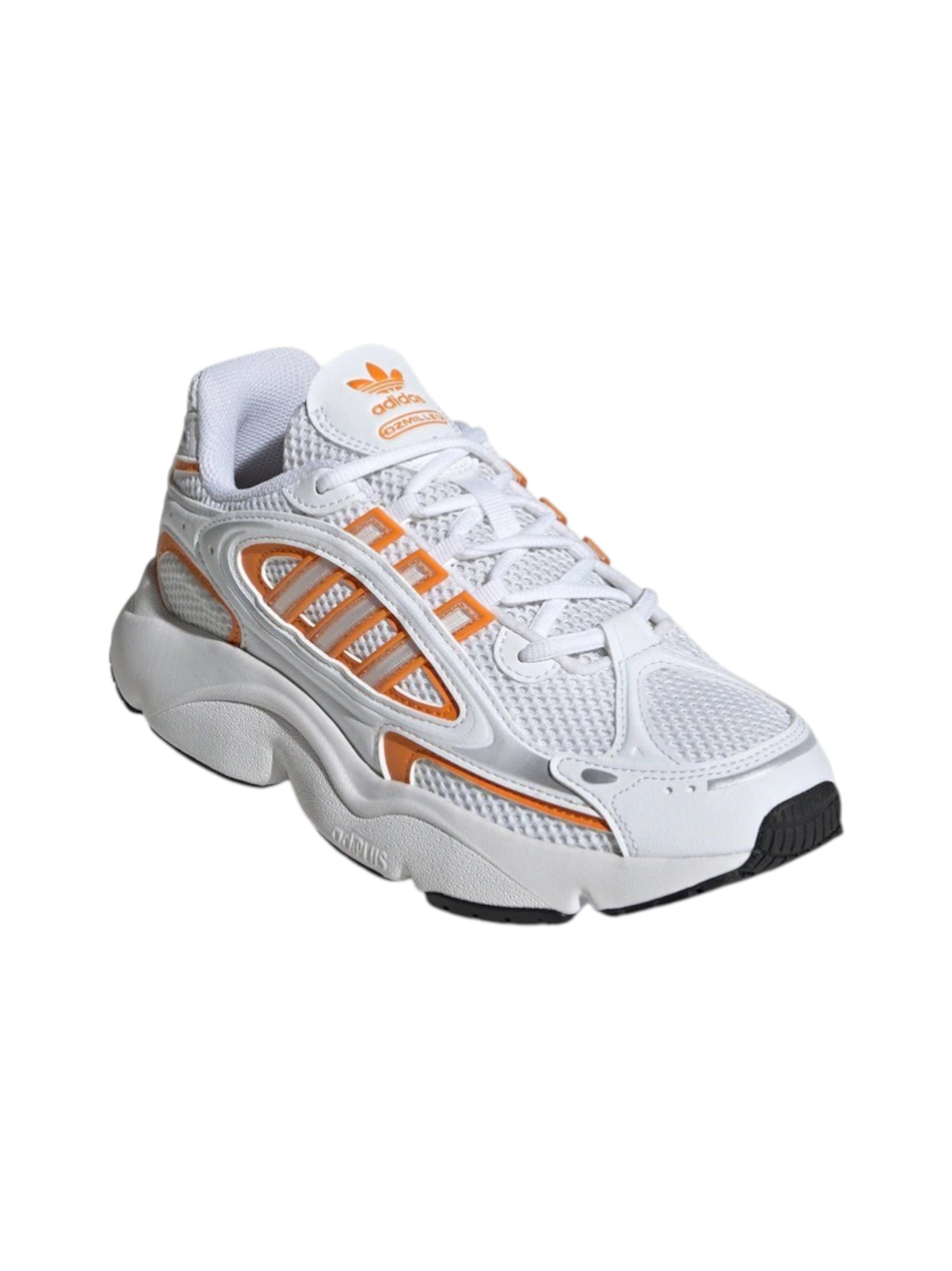 Women's Orange Patched Shoes,White