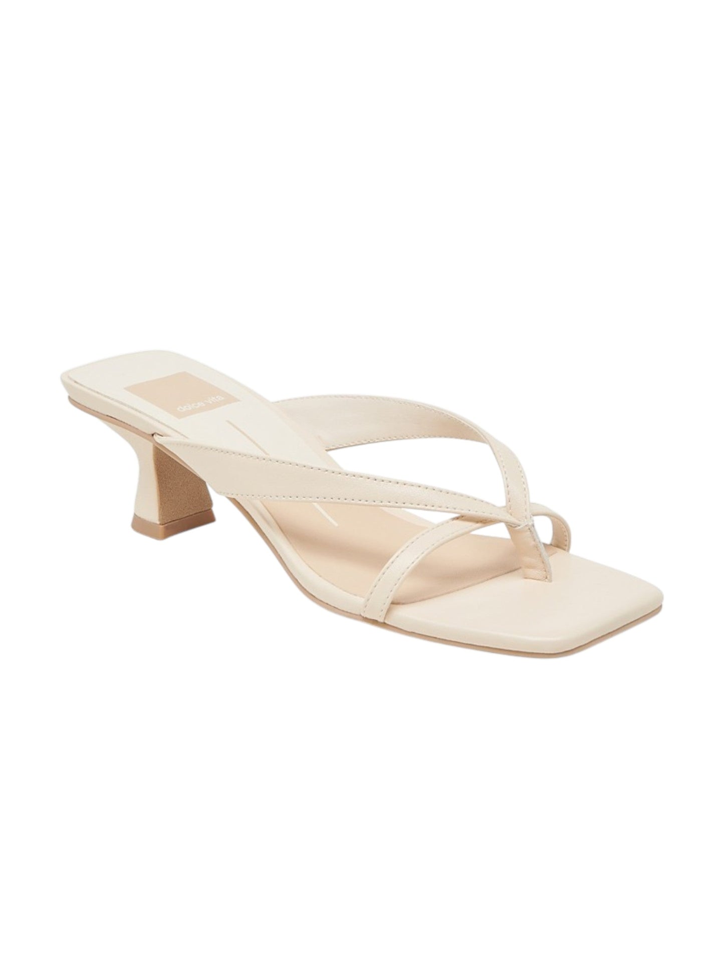 Women's Ribbed Sandals,Light Beige