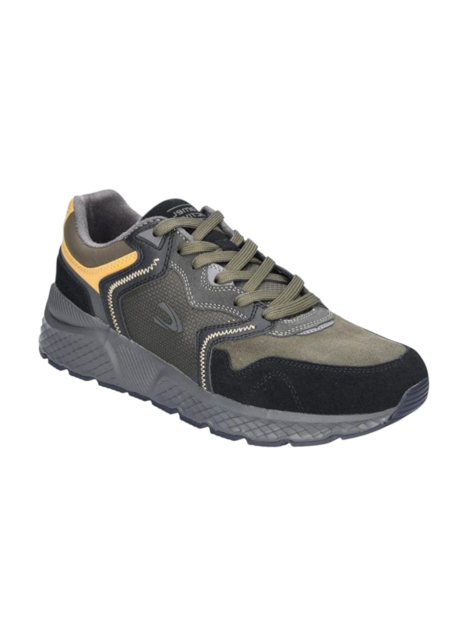 Men's Colorblocked Shoes,Black
