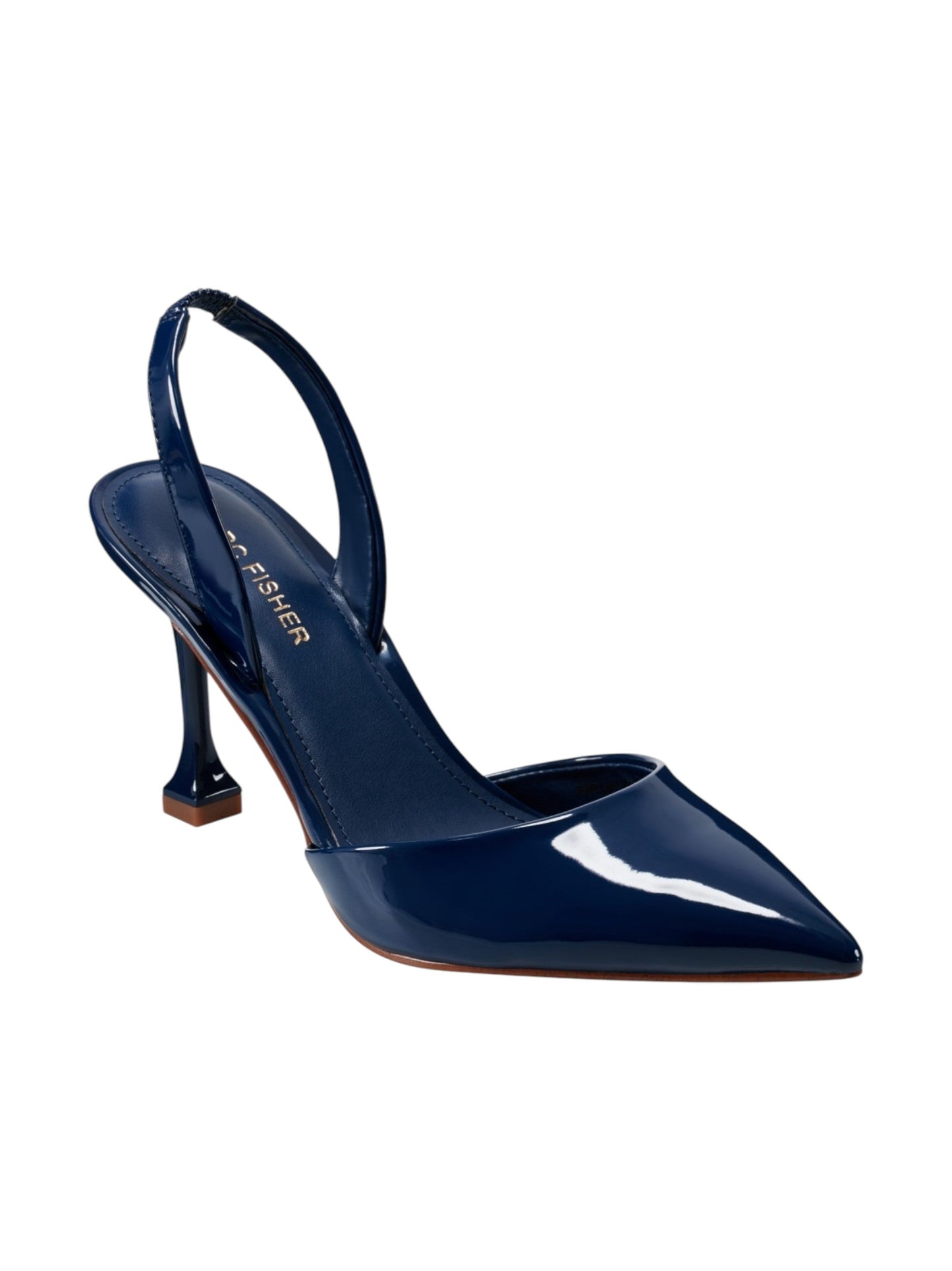Women's Glowey Heeled Shoes,Navy