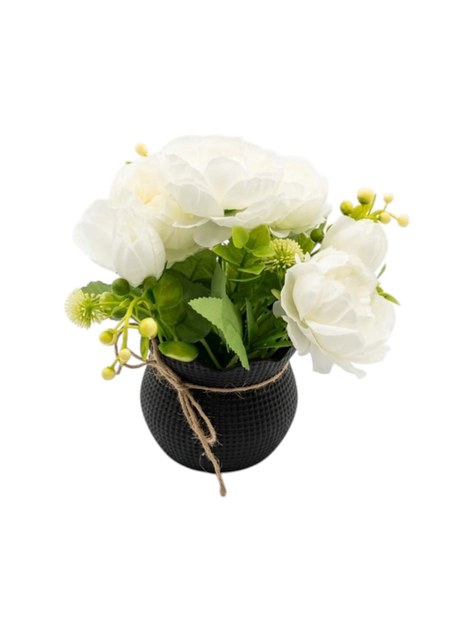 Artificial White Peonies
