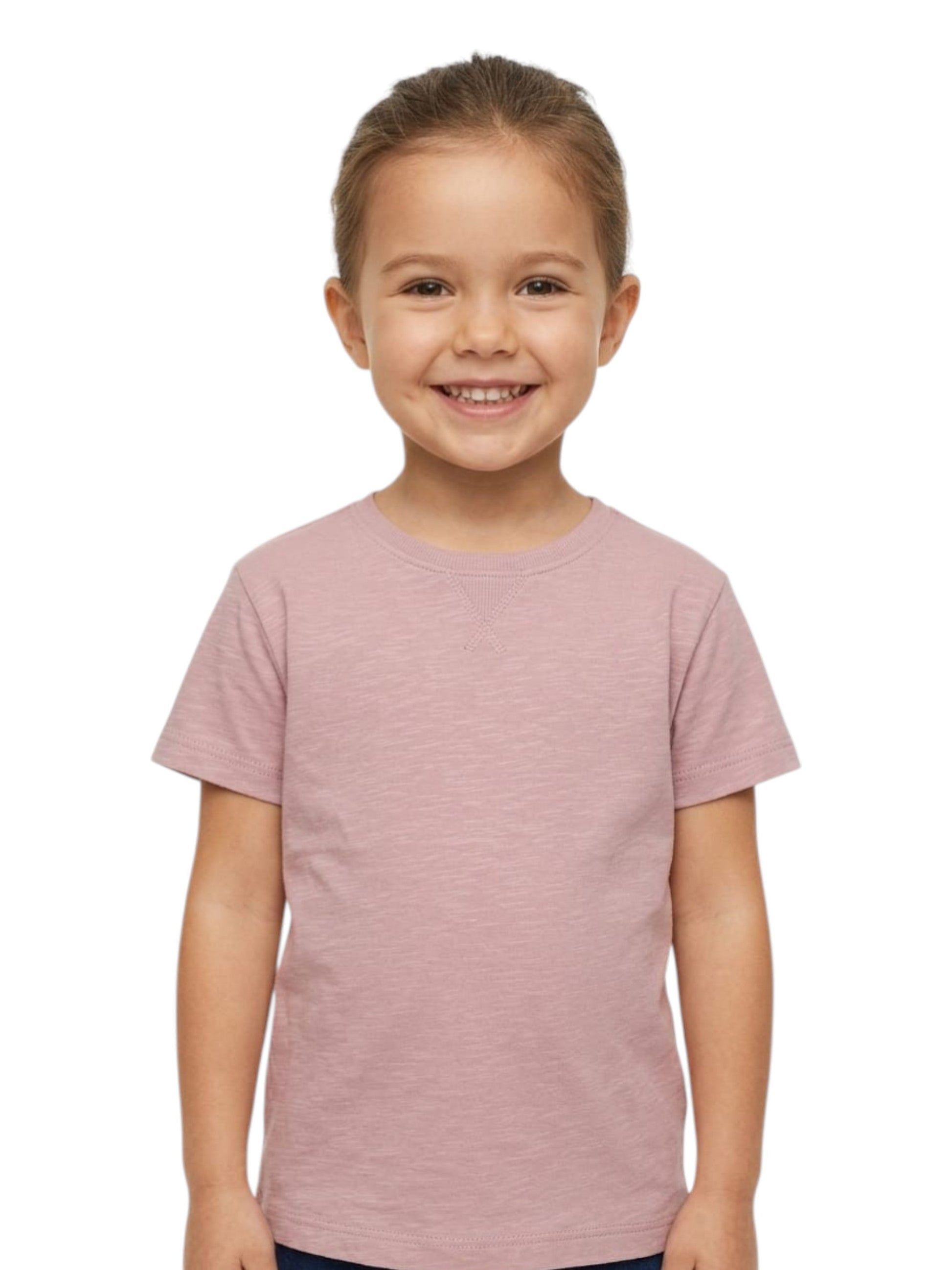 KIDs Boy's Plain Top,Light Apricot