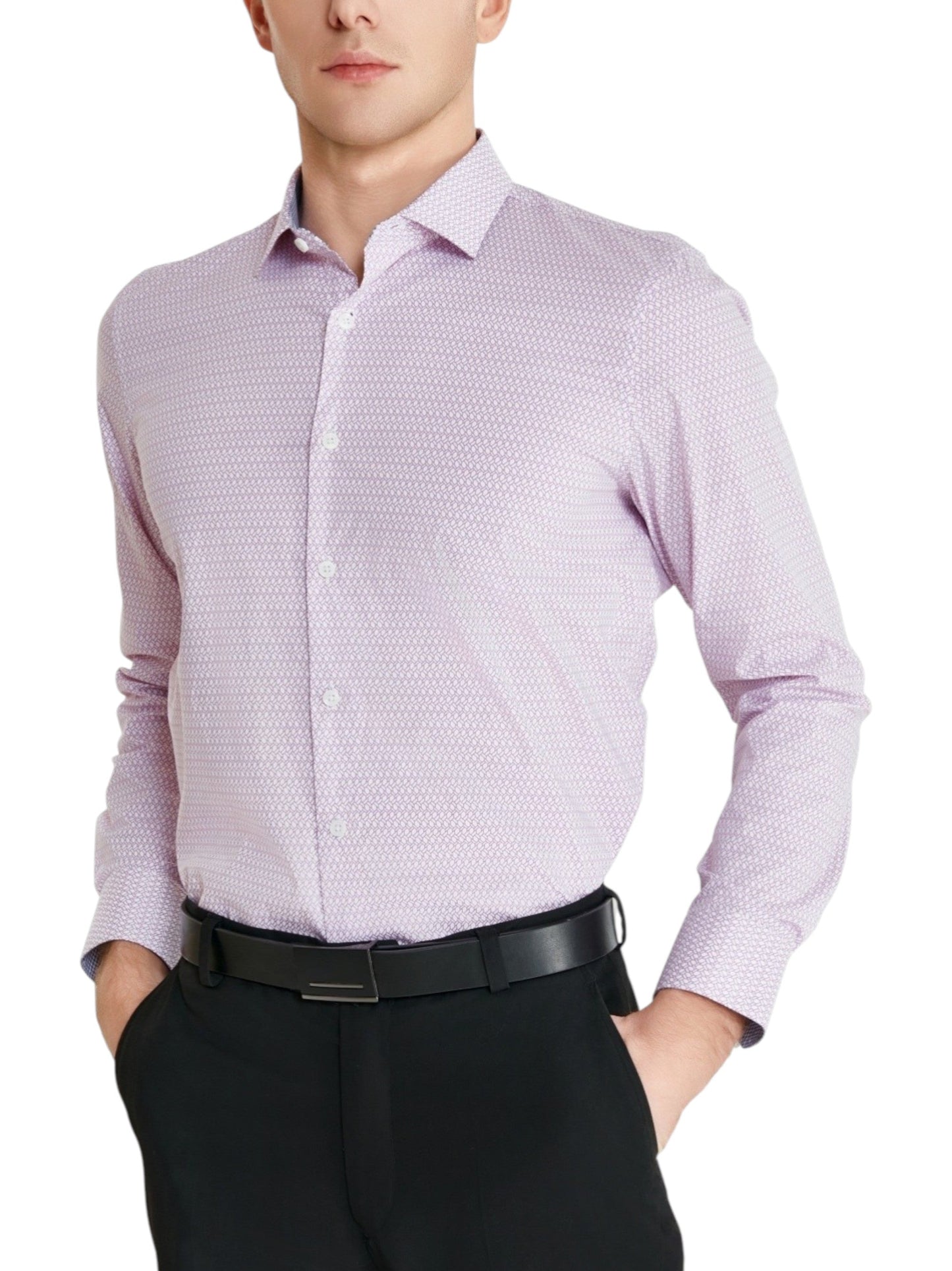 Men's Printed Dress Shirt,Multi