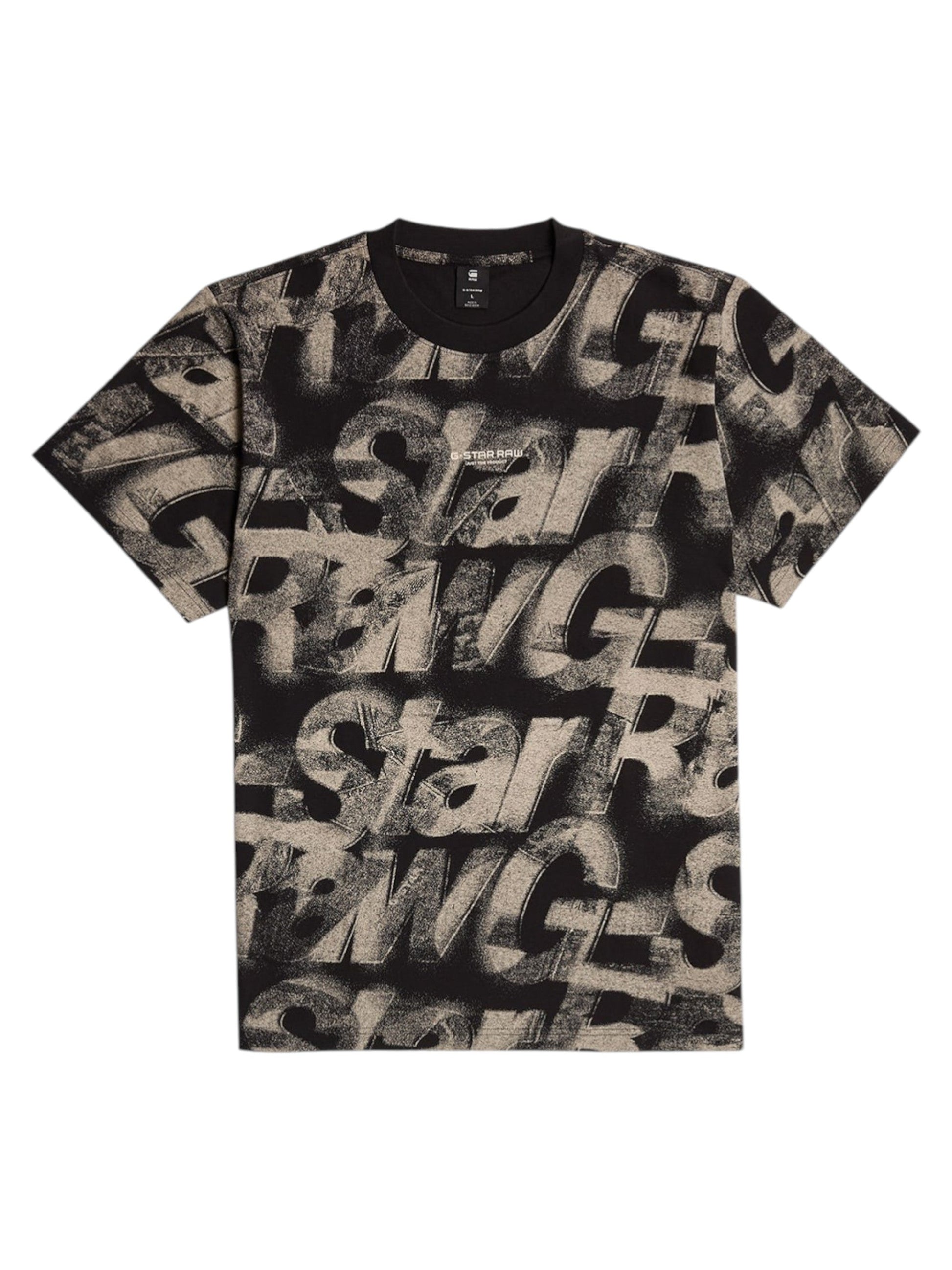 Men's Printed Top,Black
