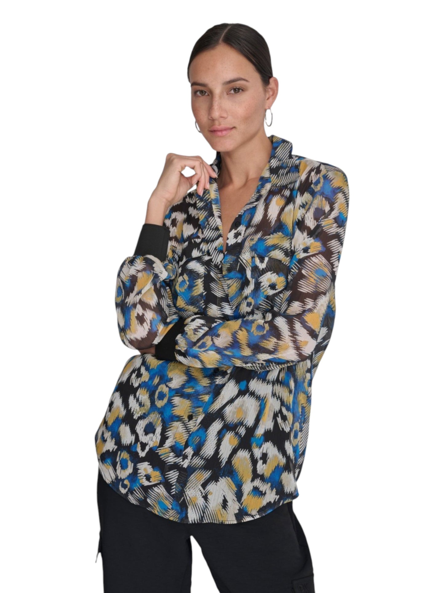 Women's Printed Chemise,Multi