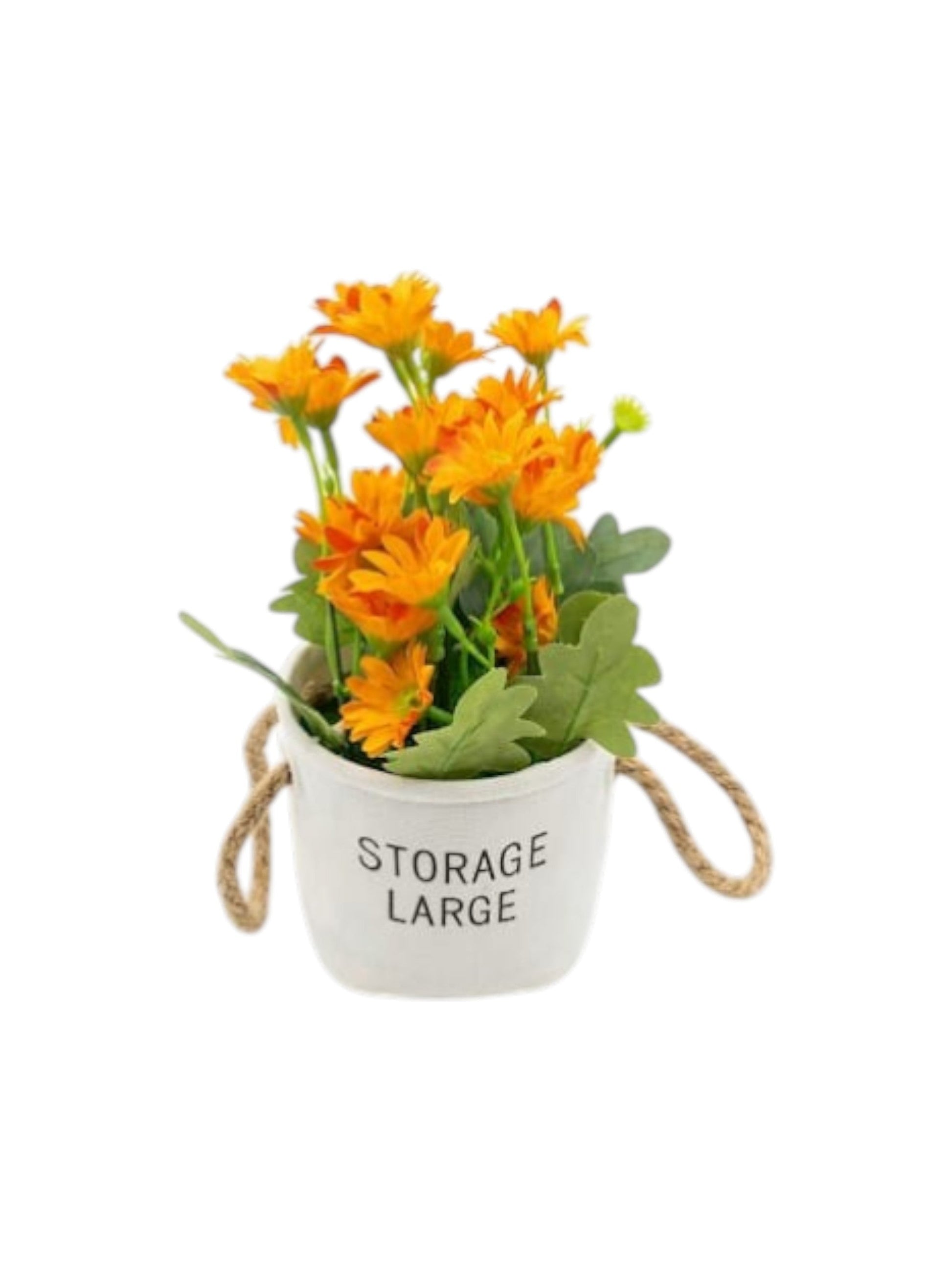 Artificial Orange Chrysanthemums
