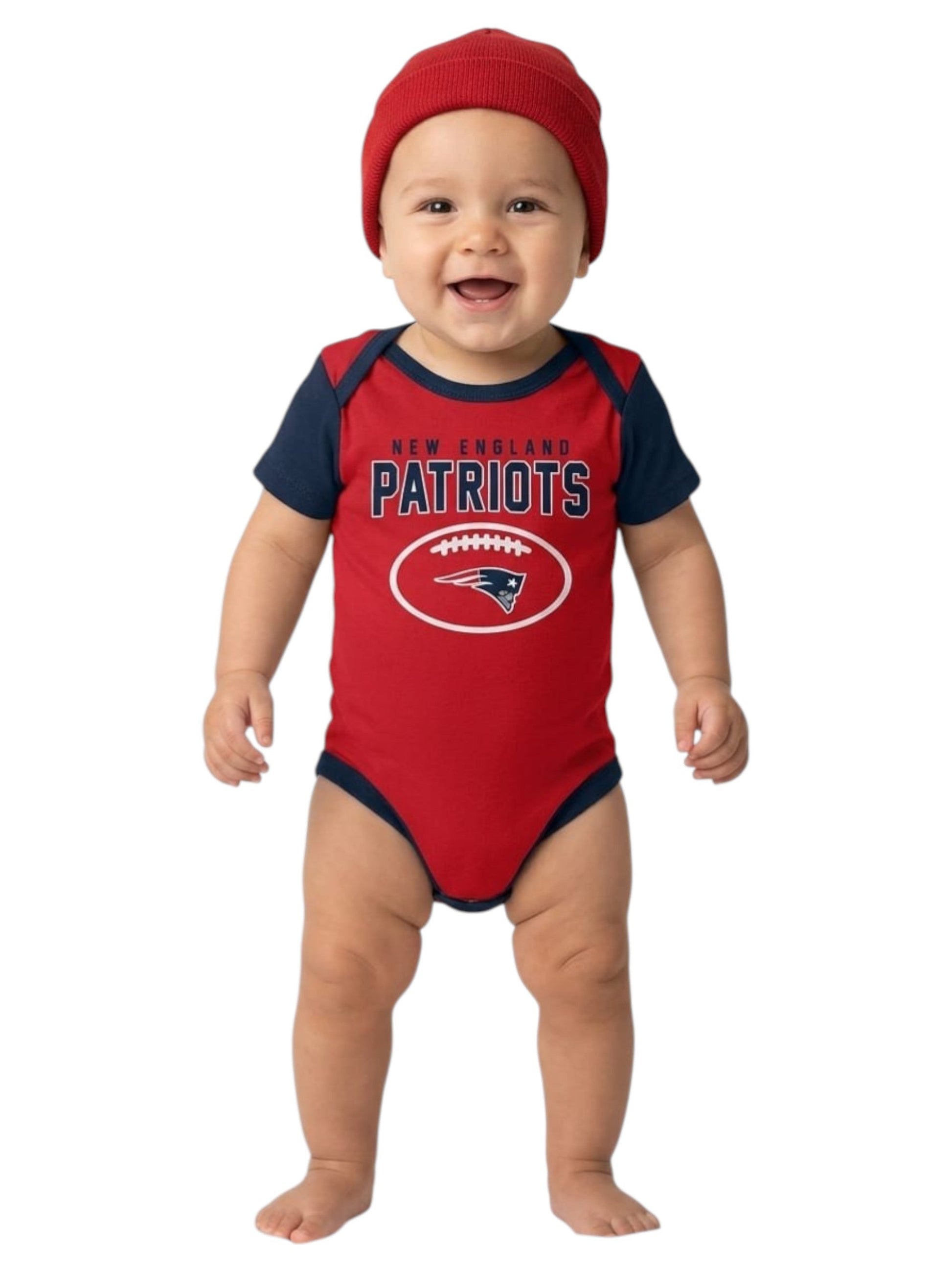 Kids Boy's Printed Bodysuit,Red