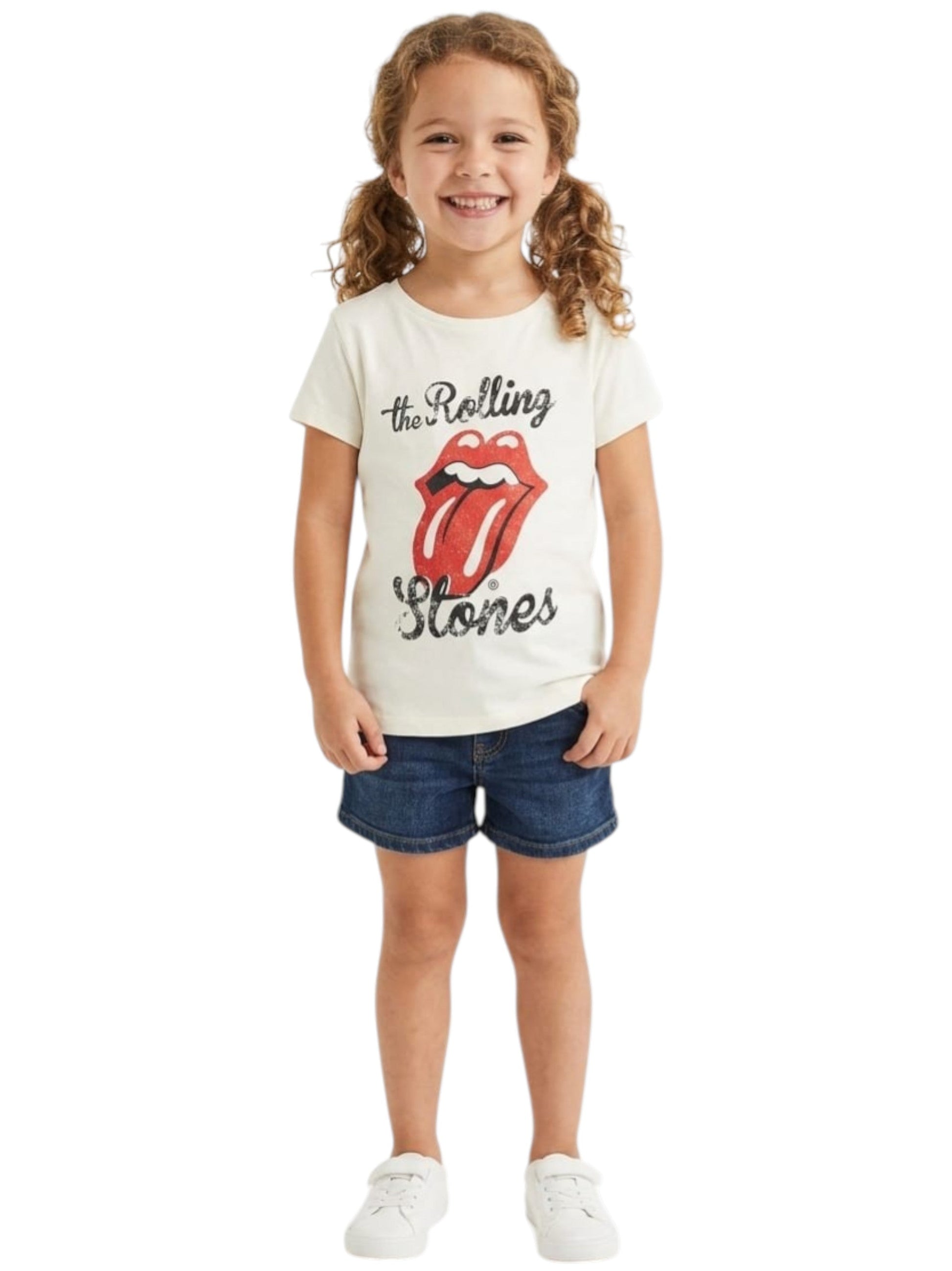 Kids Girl's Printed Top,White