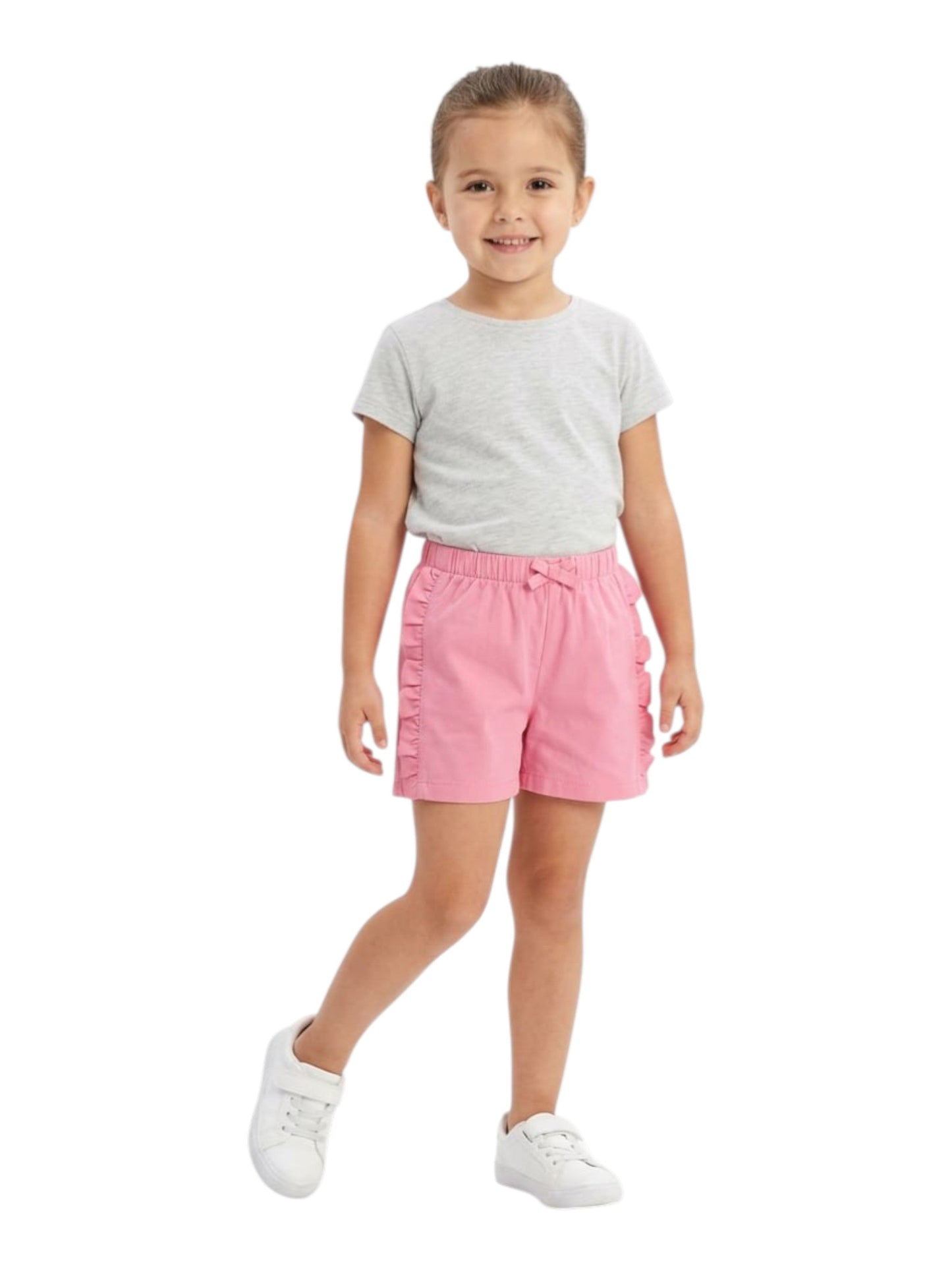 Kids Girl's Plain Short,Pink