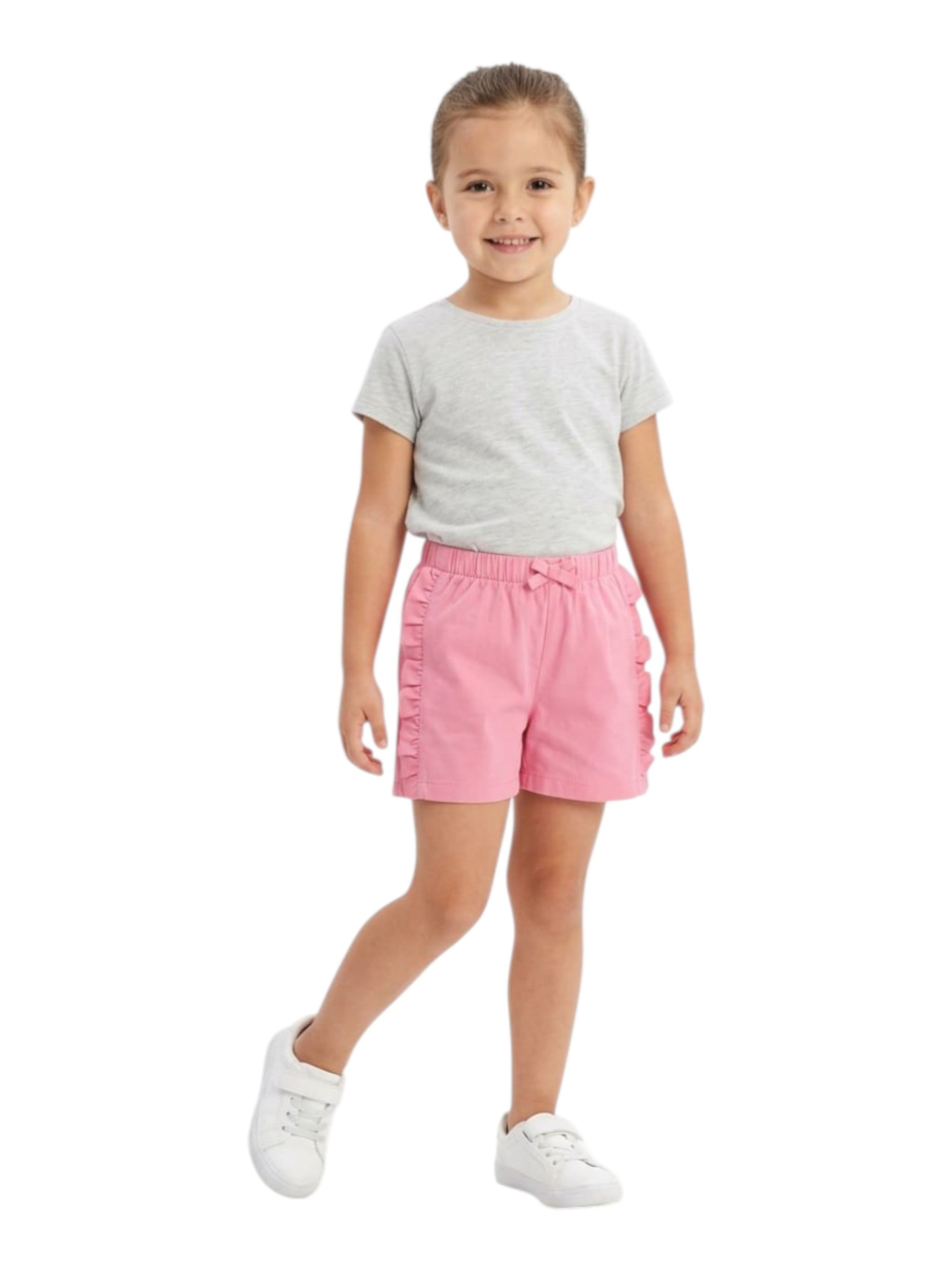 Kids Girl's Plain Short,Pink