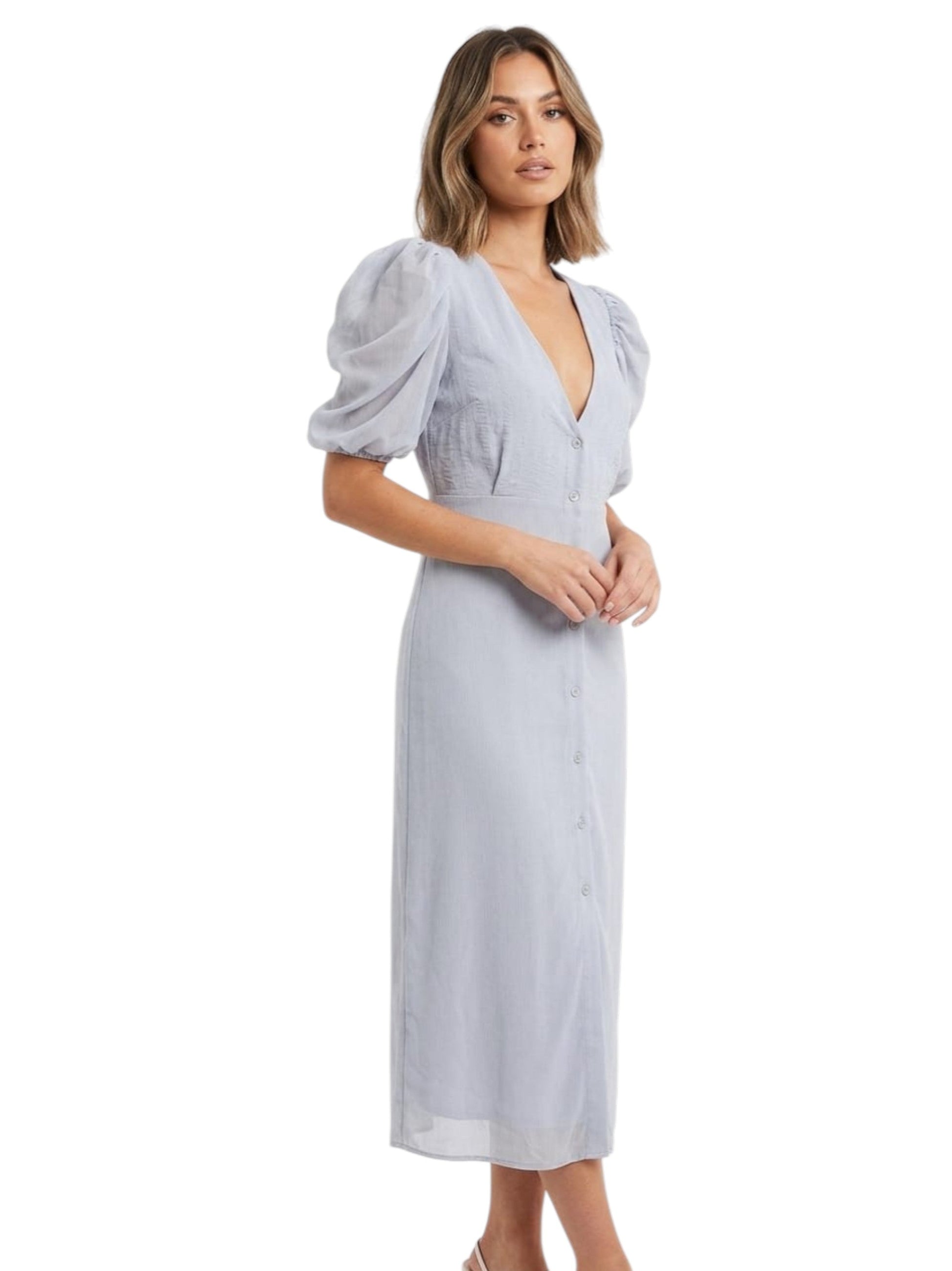 Women's Plain Dress,Grey