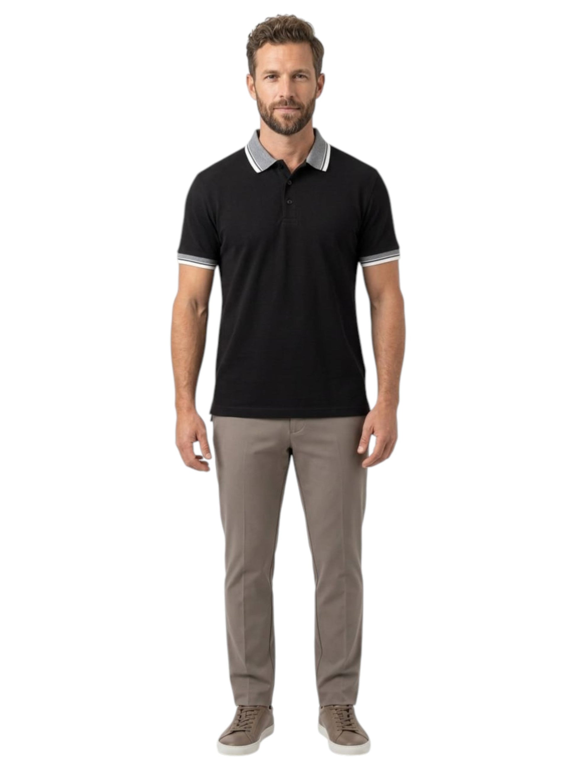 Men's Plain TOP,Black