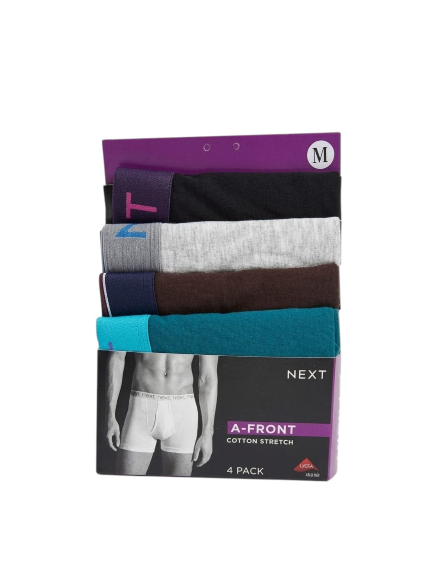 Men's Plain Boxer Set 4 Pieces,Multi