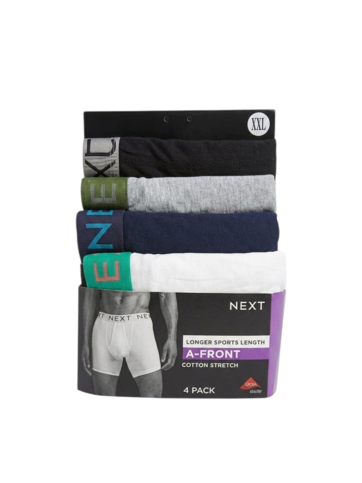 Men's Plain Boxer Set 4 Pieces,Multi