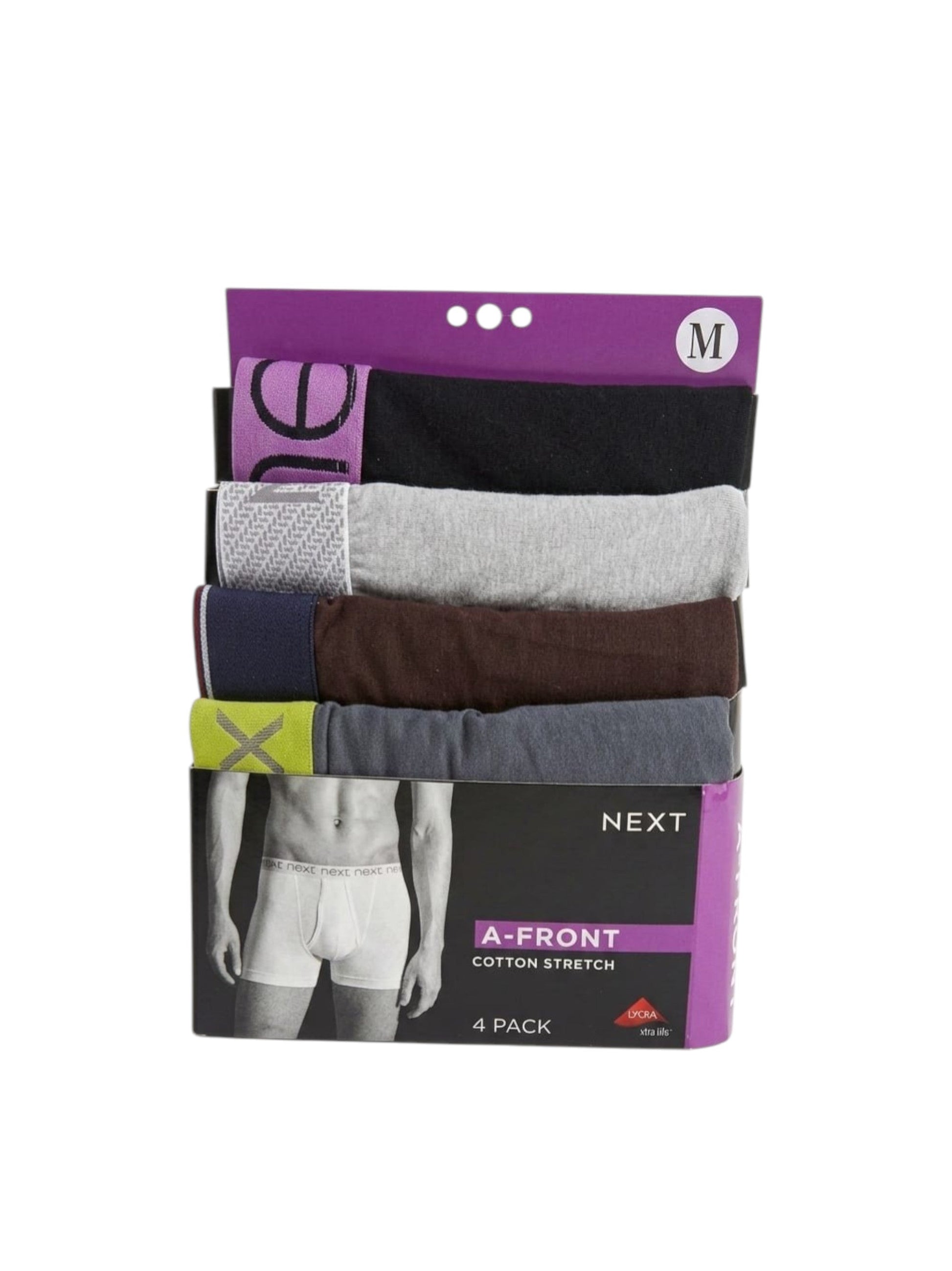 Men's Plain Boxer Set 4 Pieces,Multi