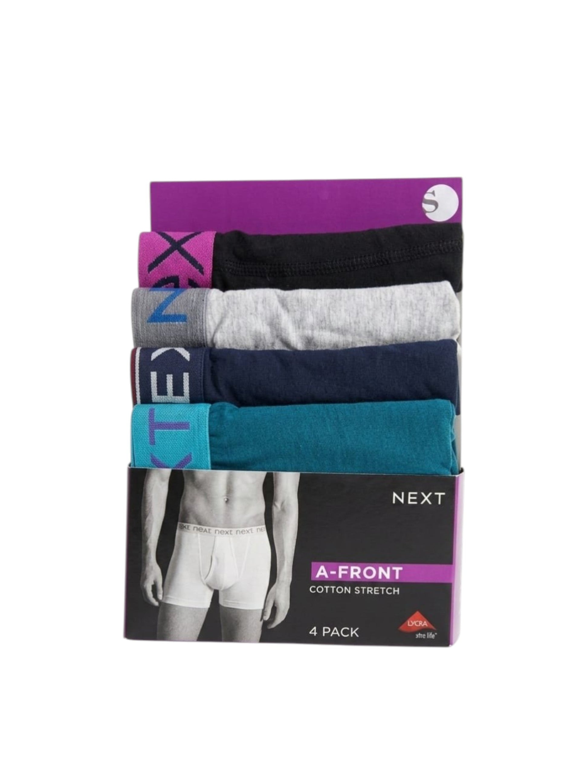 Men's Plain Boxer Set 4 Pieces,Multi