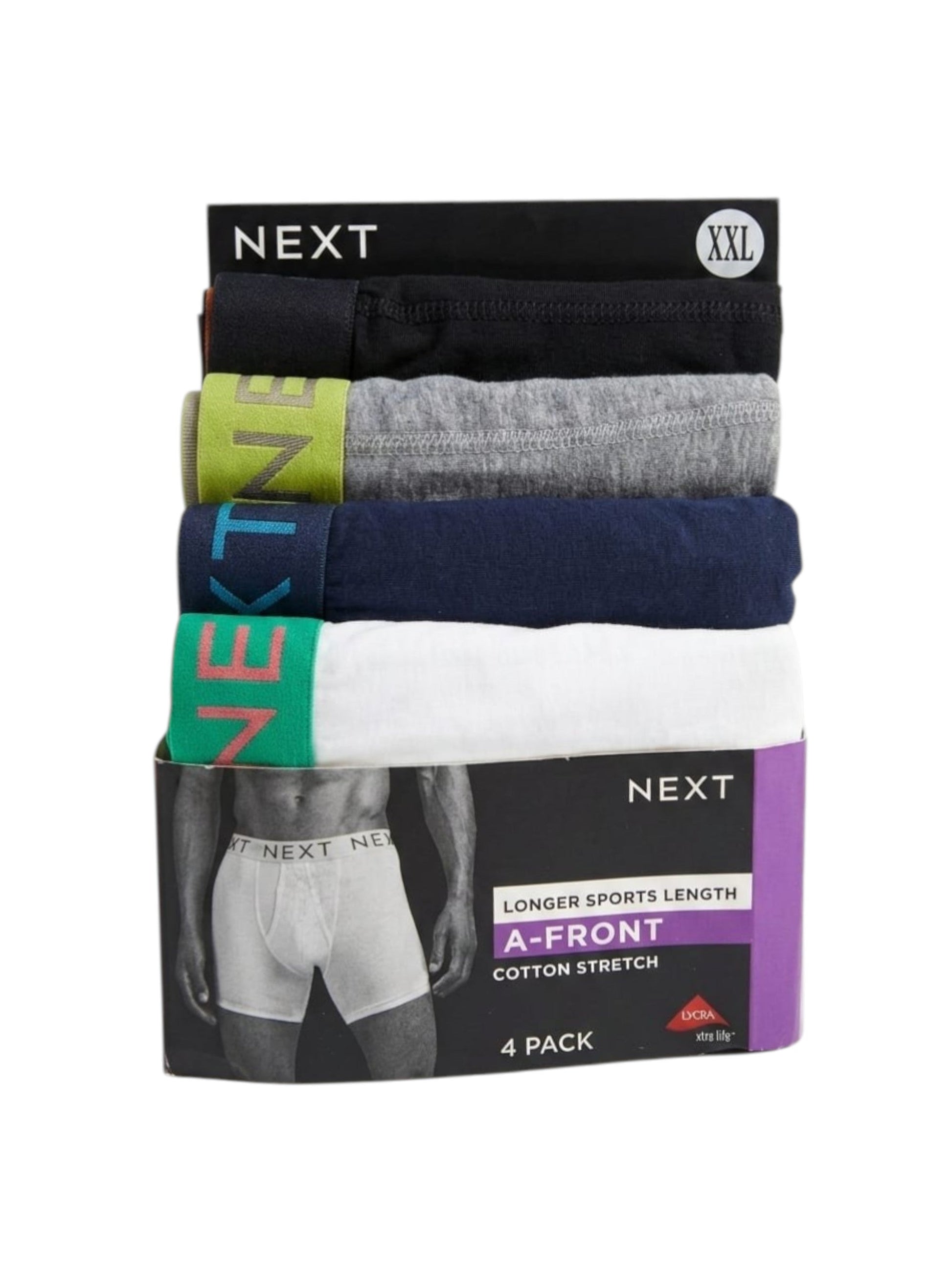 Men's Plain Boxer Set 4 Pieces,Multi