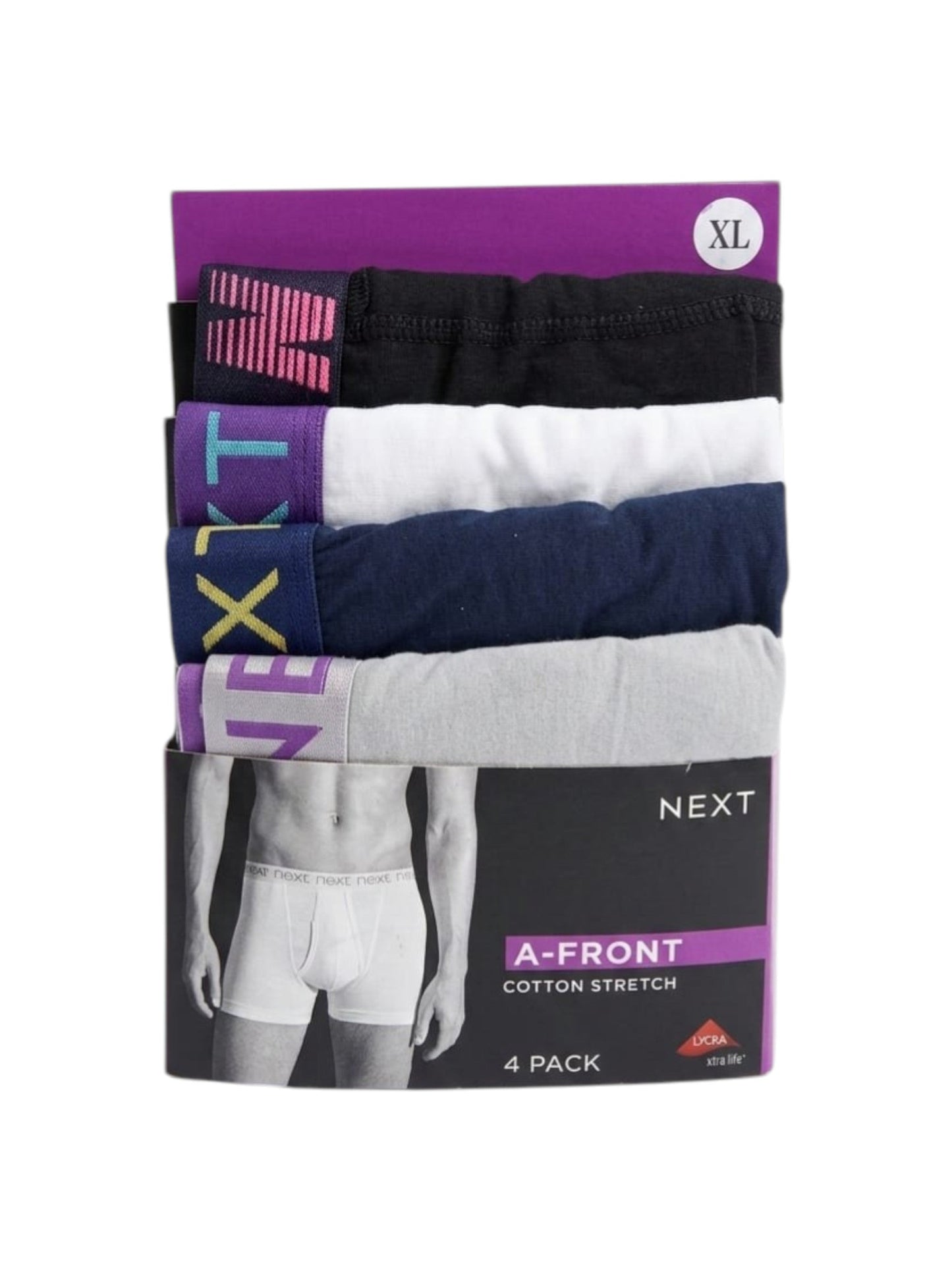 Men's Plain Boxer Set 4 Pieces,Multi
