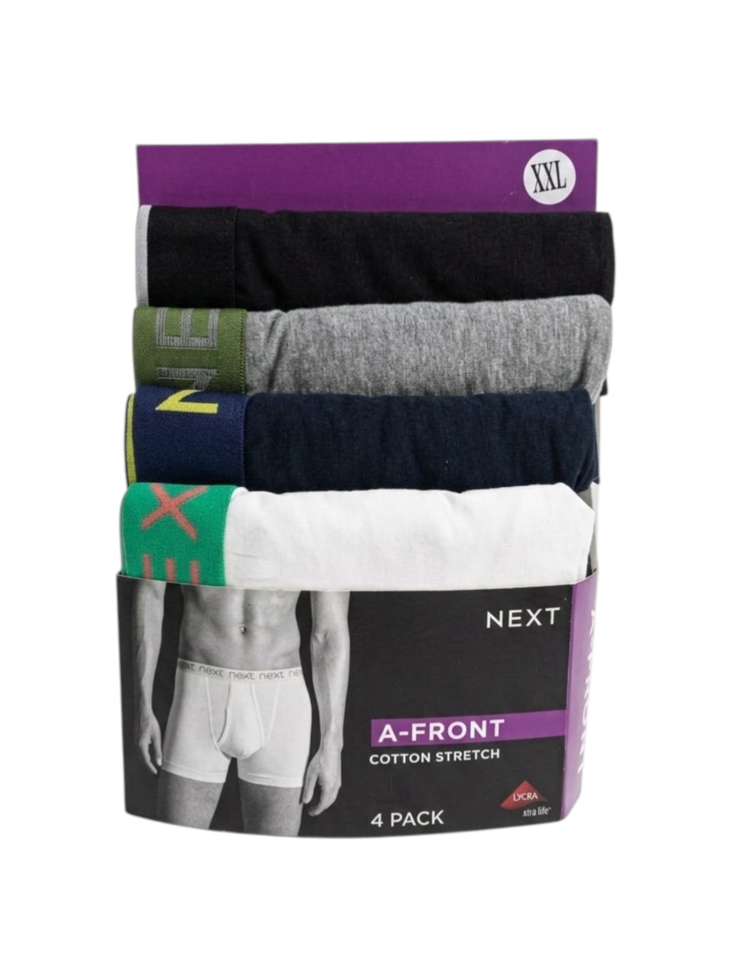 Men's Plain Boxer Set 4 Pieces,Multi