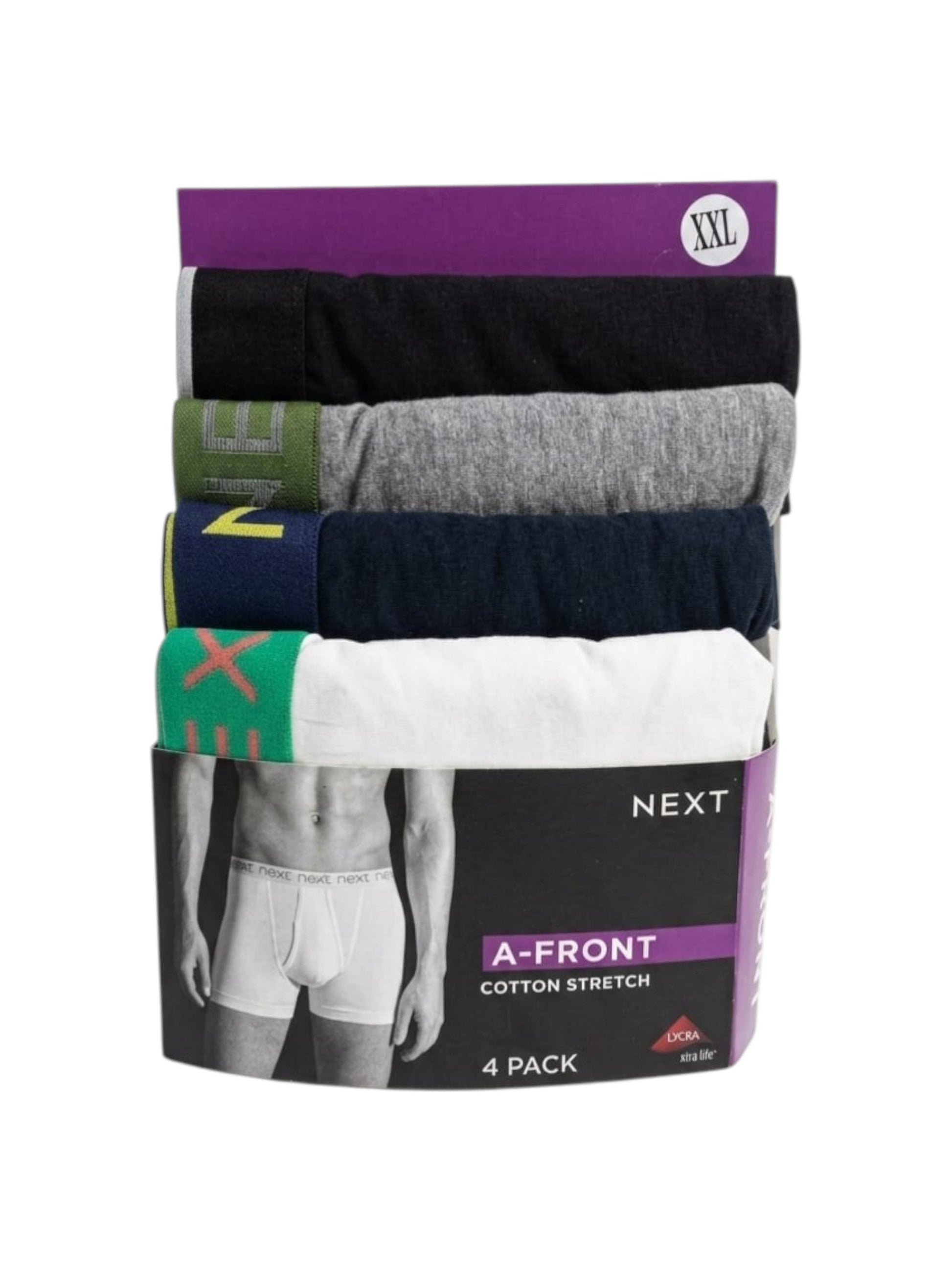 Men's Plain Boxer Set 4 Pieces,Multi
