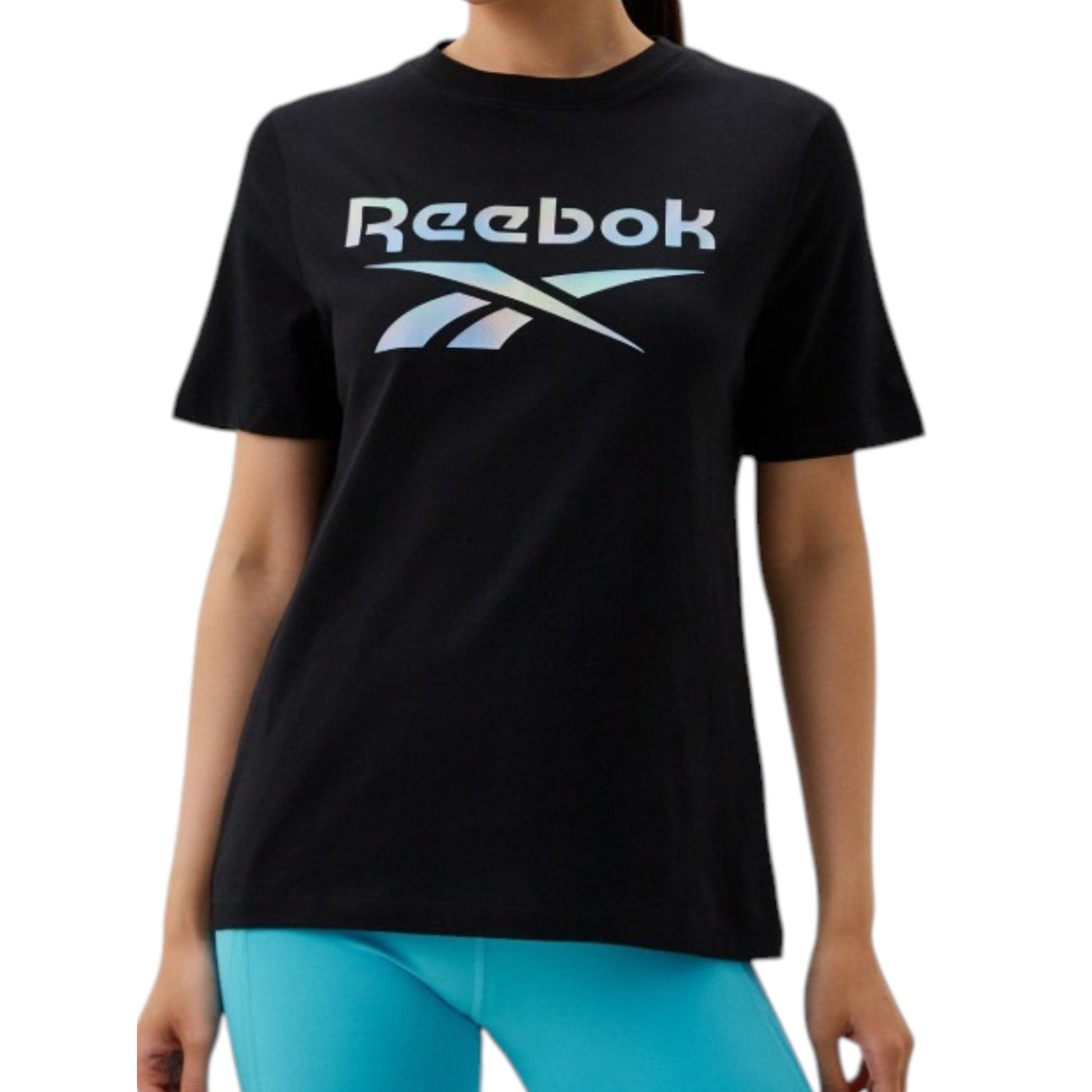 Women's Logo Printed Sport Top,Black