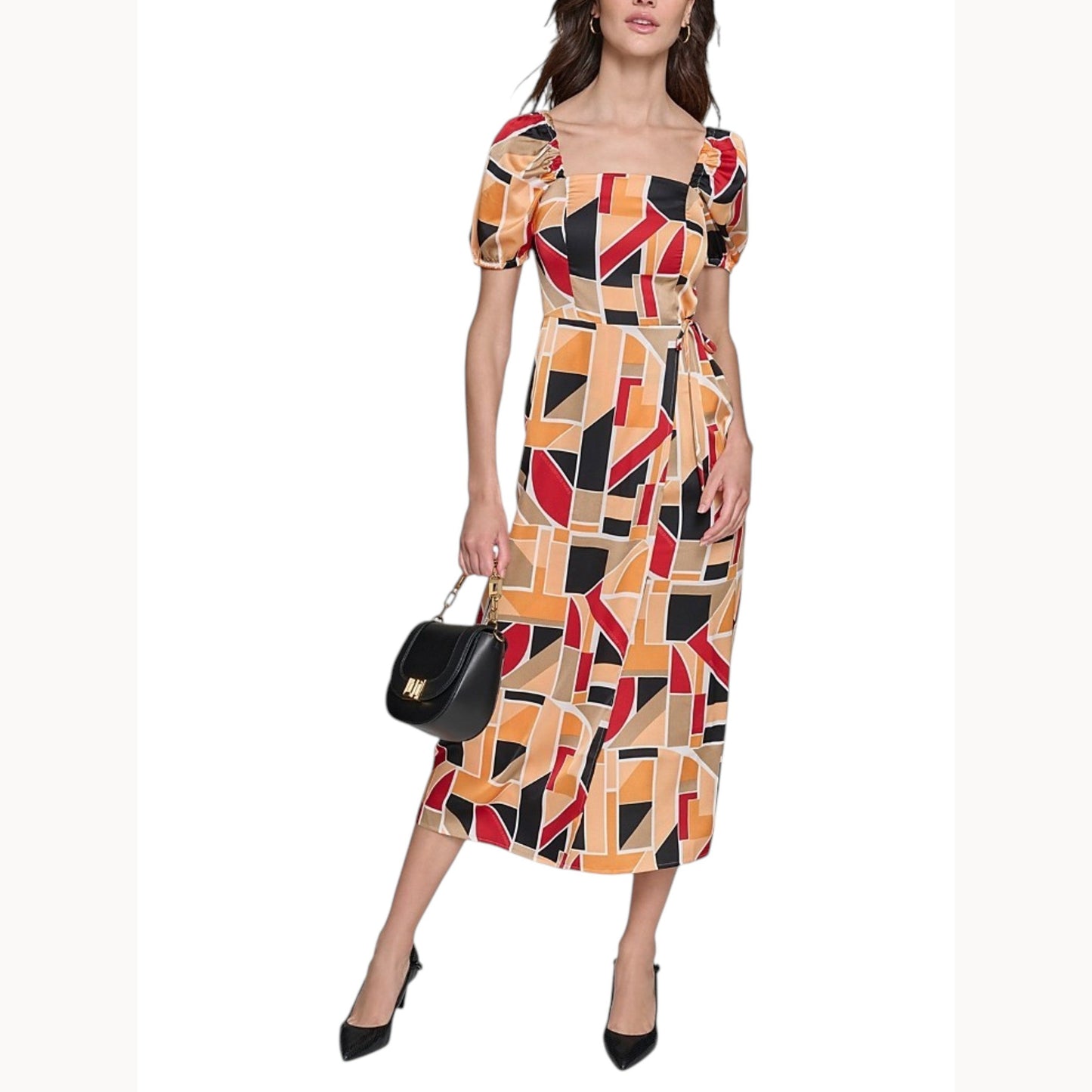 Women's Printed Dress,Multi
