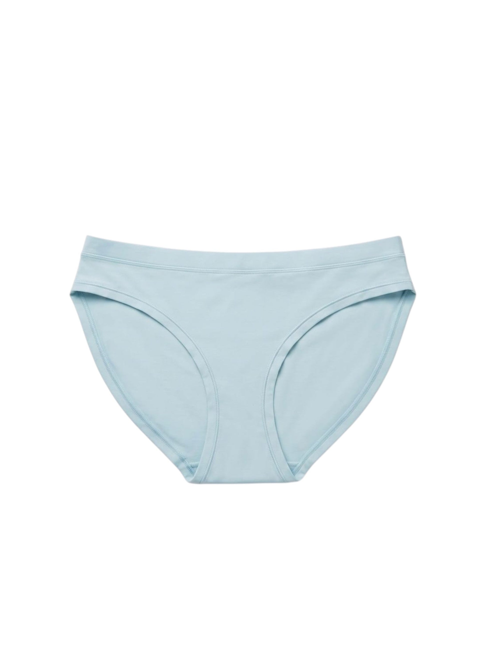 Kids Girl's Plain Brief,Light Blue