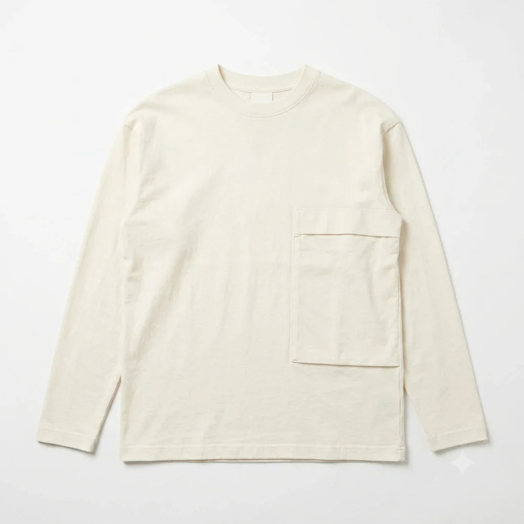 Zara Boy's White Chest Pocket Crewneck Plain Blouse | Zara In Lebanon