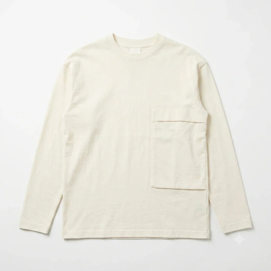 Zara Boy's White Chest Pocket Crewneck Plain Blouse | Zara In Lebanon