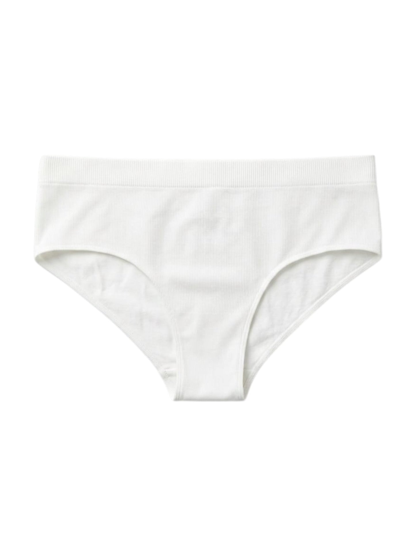 Women's Ribbed Slip,White