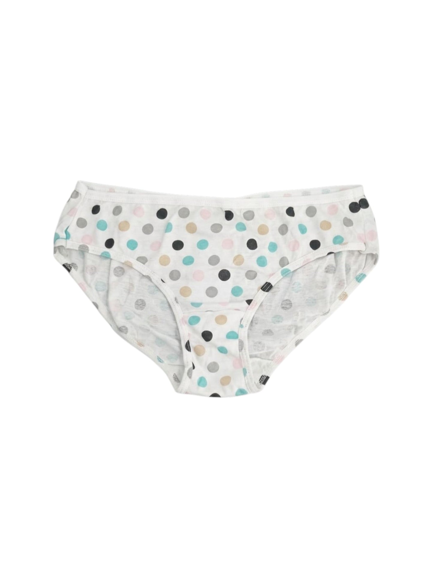 Kids Girl's Dotted Slip,White