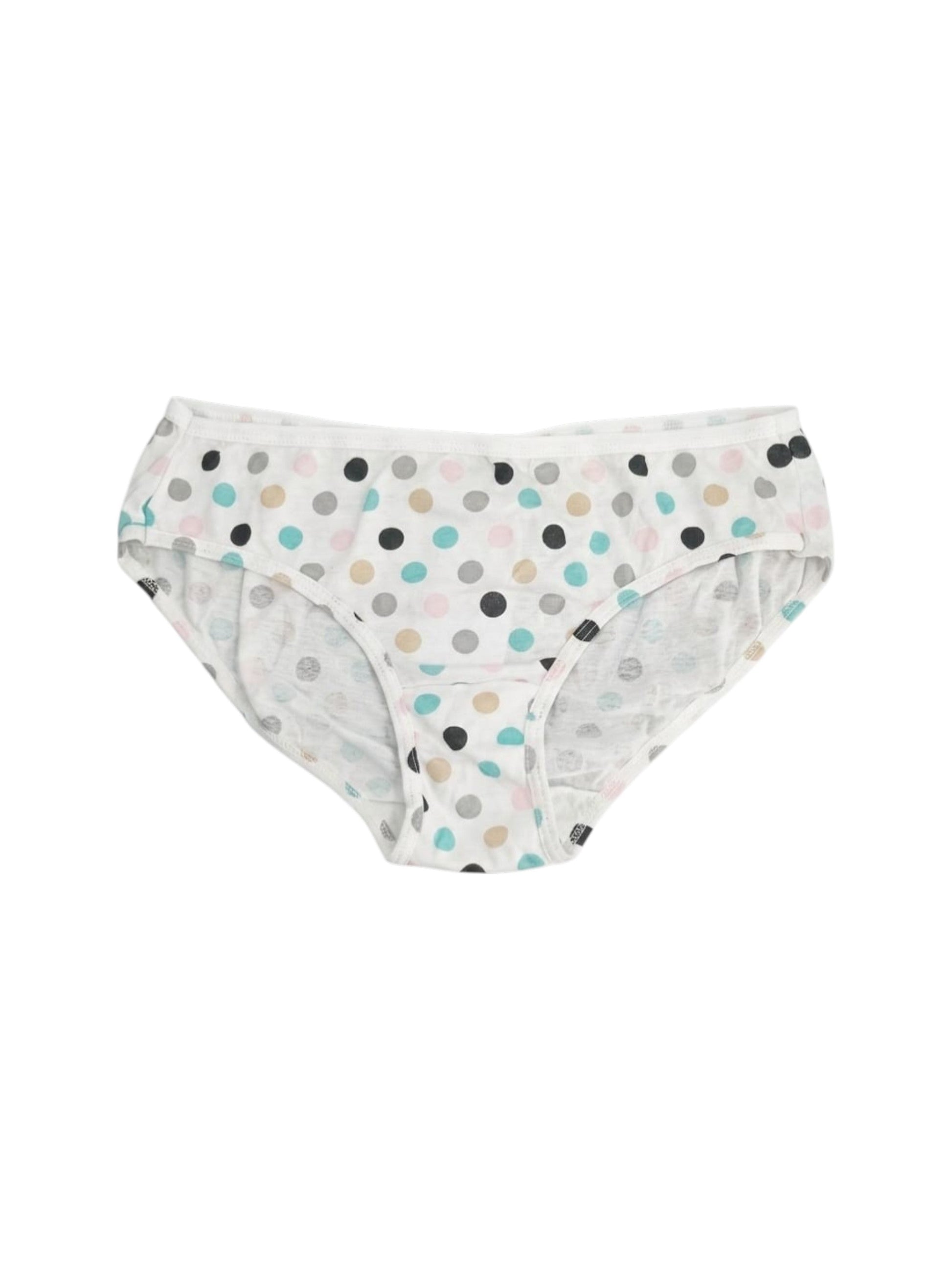 Kids Girl's Dotted Slip,White