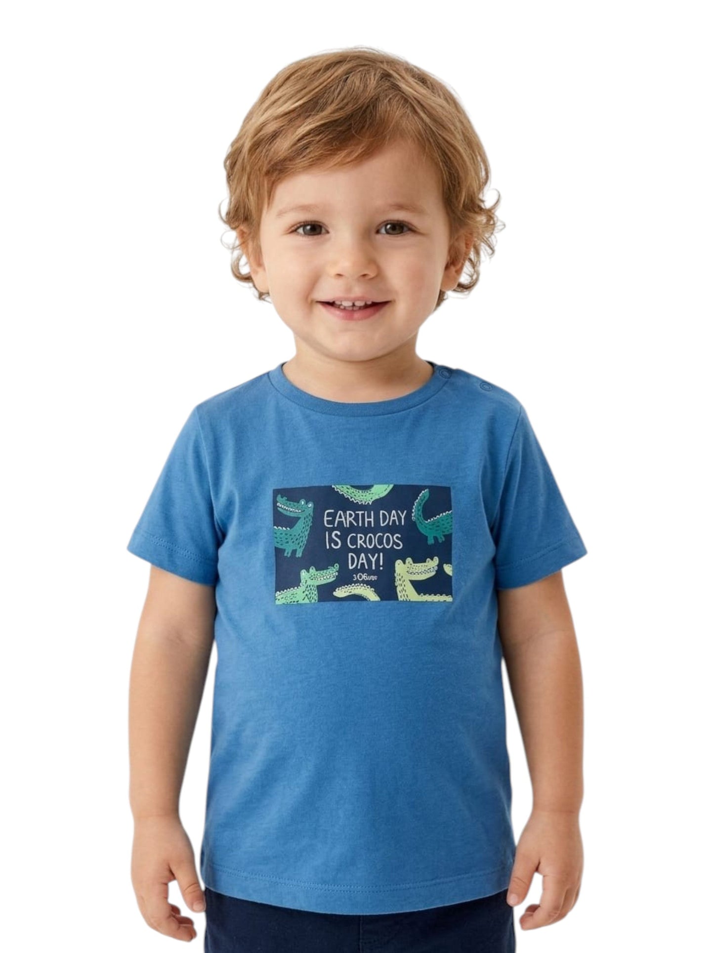 Kids Boy's Printed Top,Blue