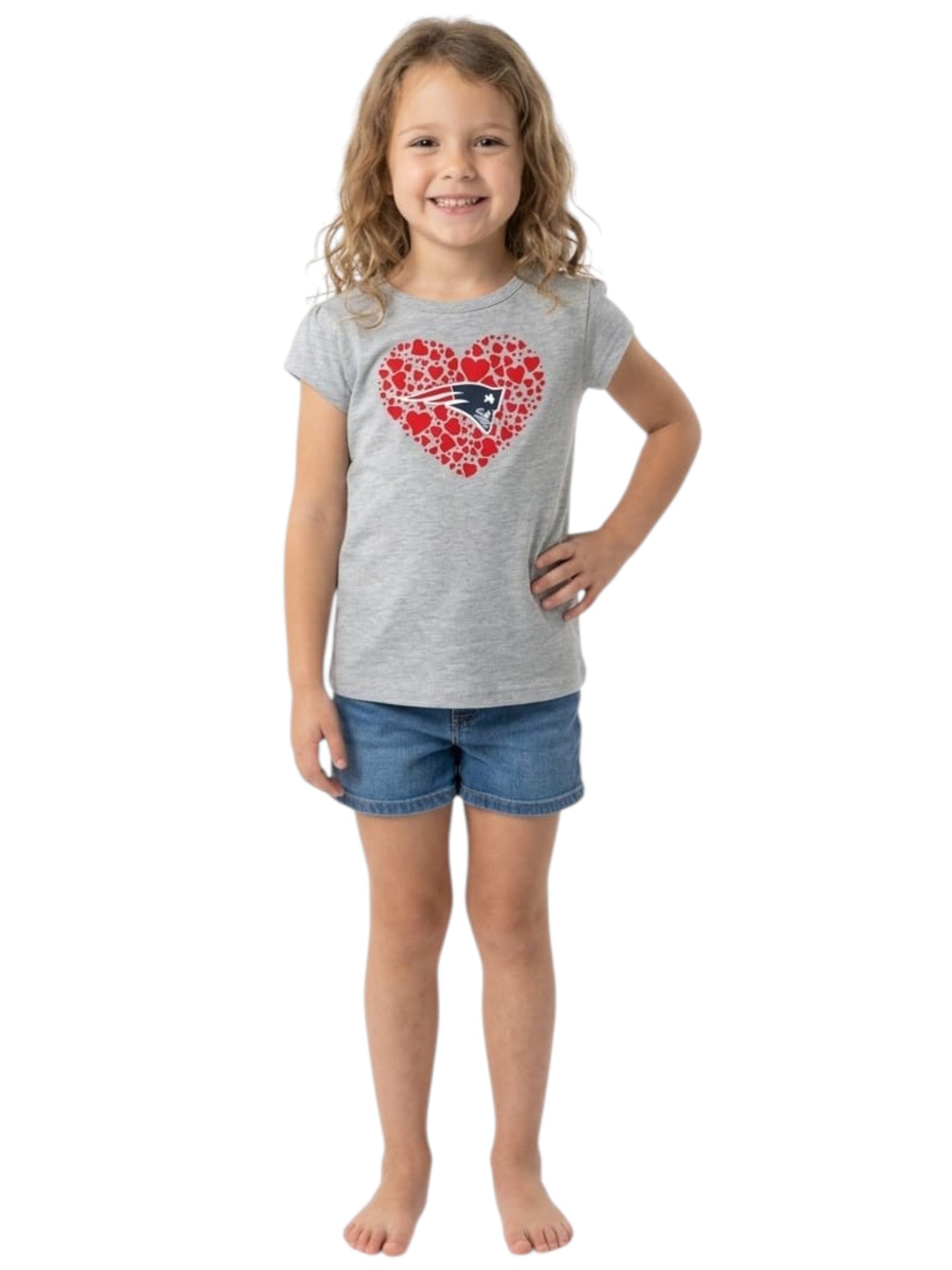 Kids Girl's Printed Top,Grey