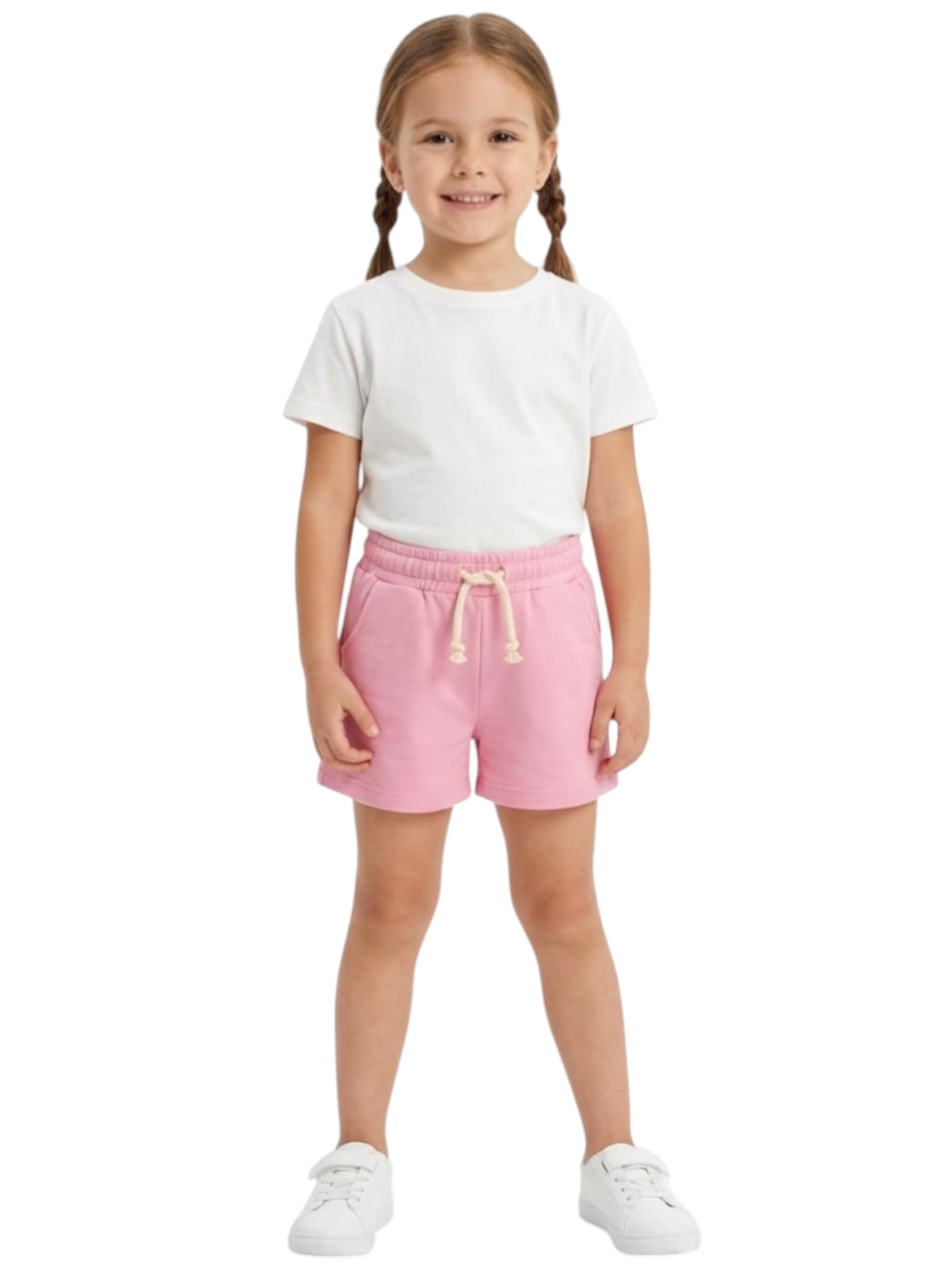 Kids Girl's plain Short,Pink