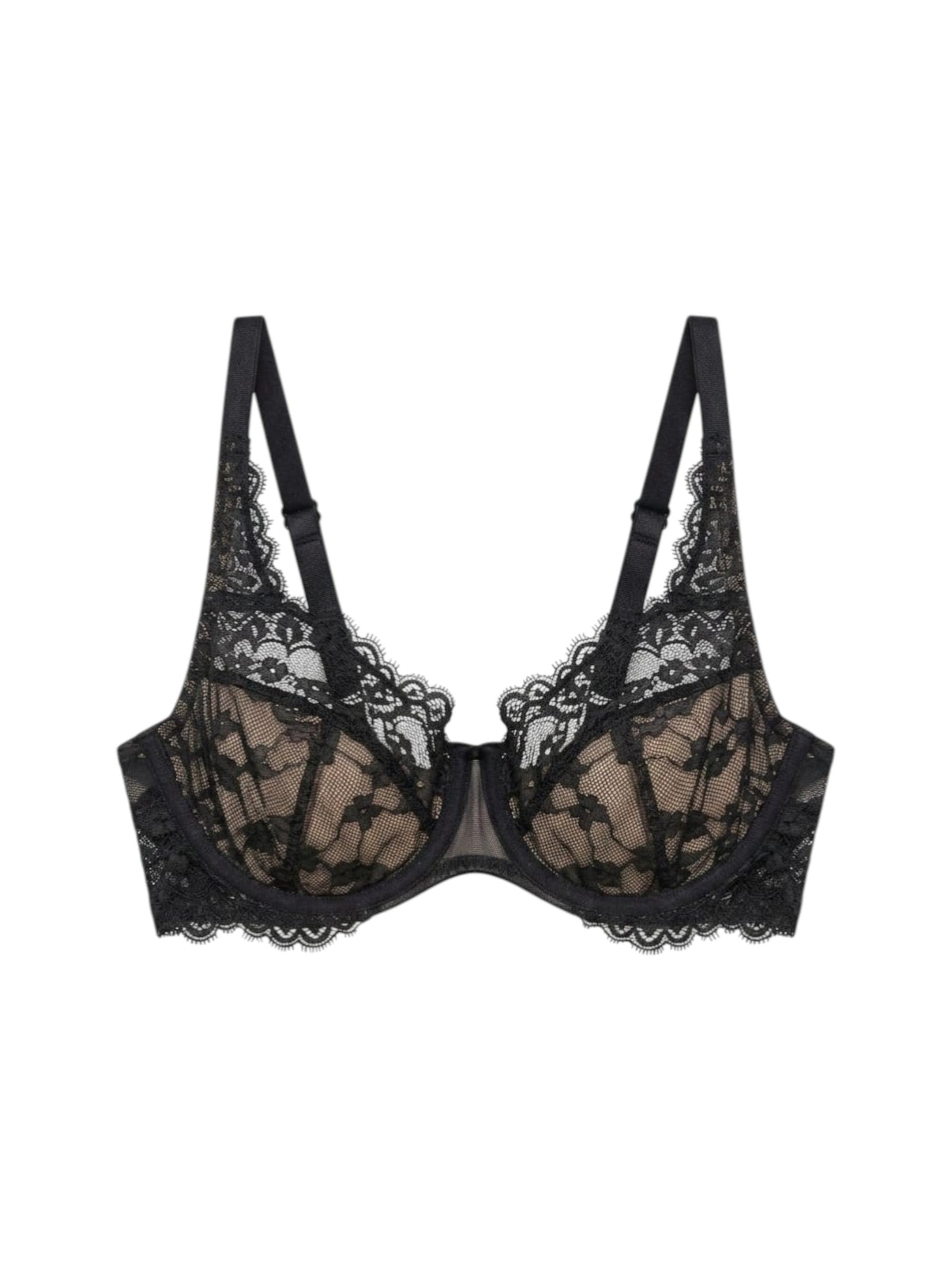 Women's Lace Bra,Black