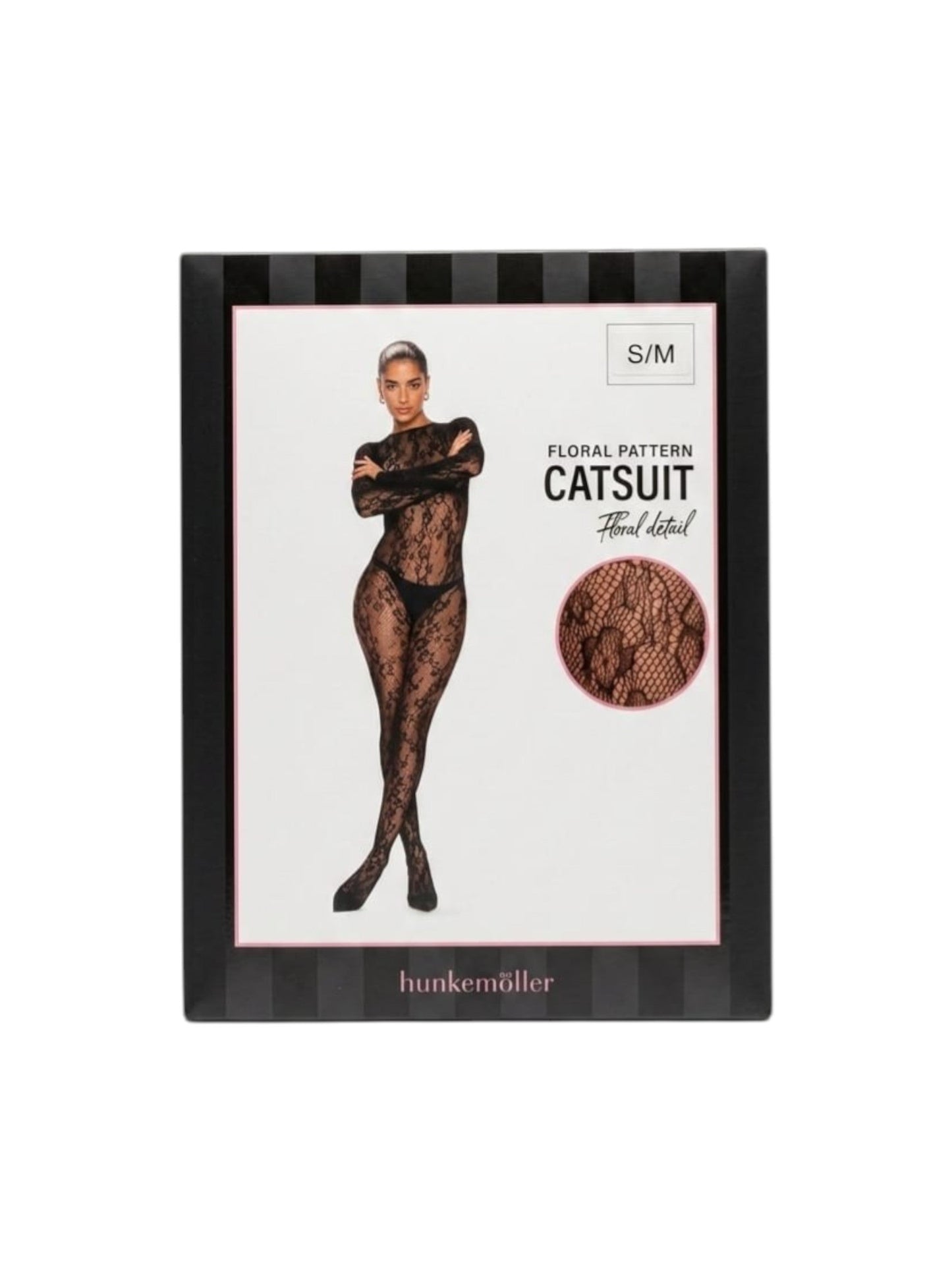 Women's Lace Catsuit Jumpsuit,Black
