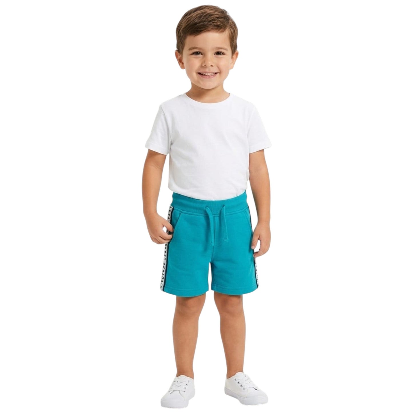Kids Boy's Colorblocked Short,Blue