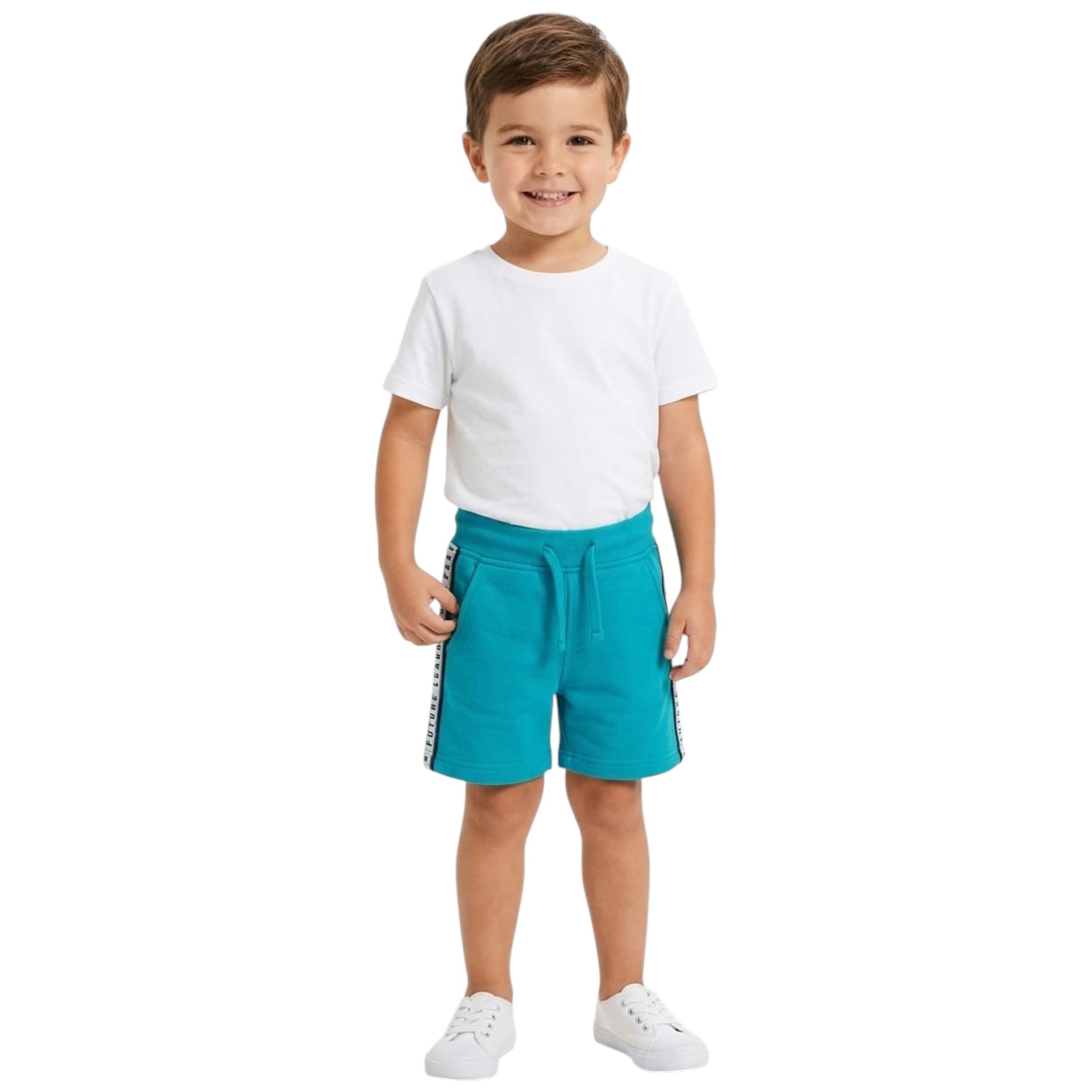 Kids Boy's Colorblocked Short,Blue