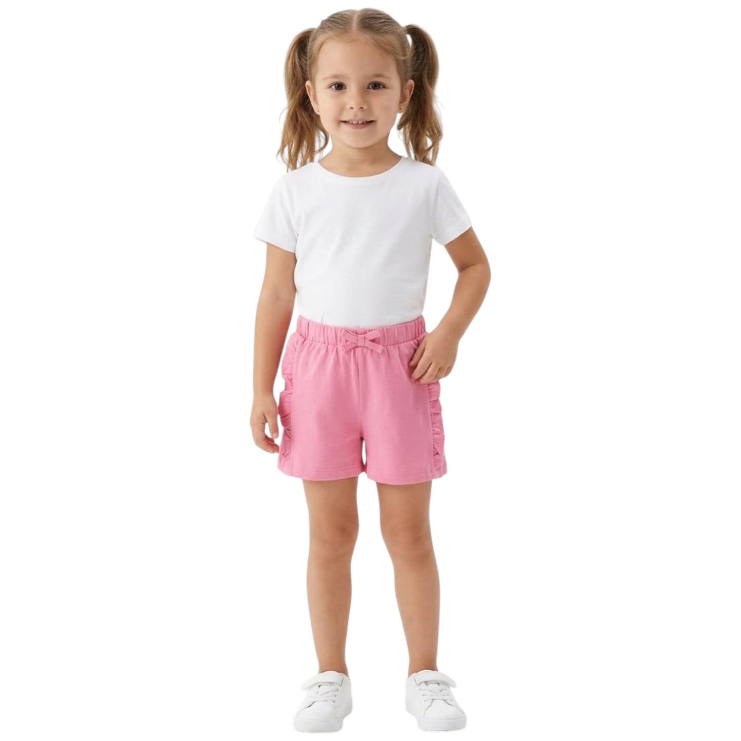 Kids Girl's Plain Short,Pink