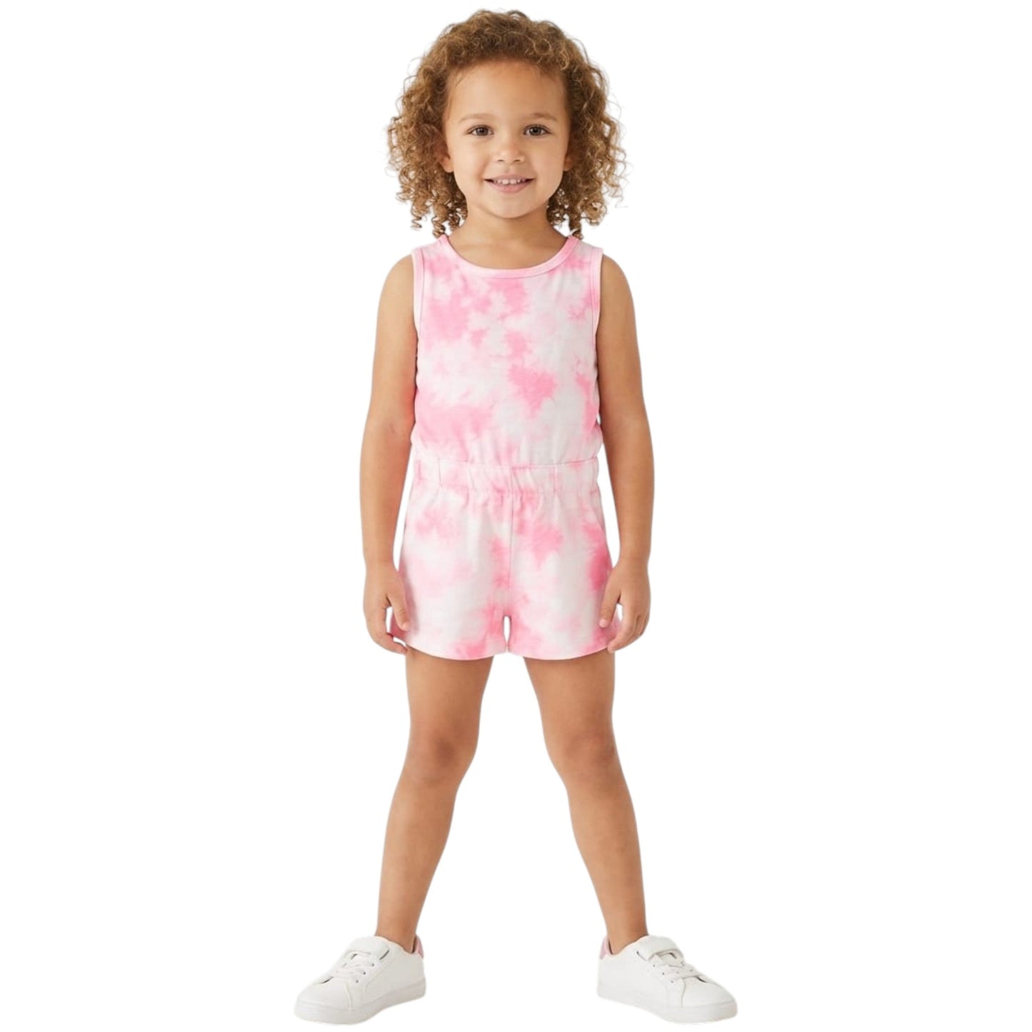 Kids Girl's Printed Jumpsuit,Ombre Pink